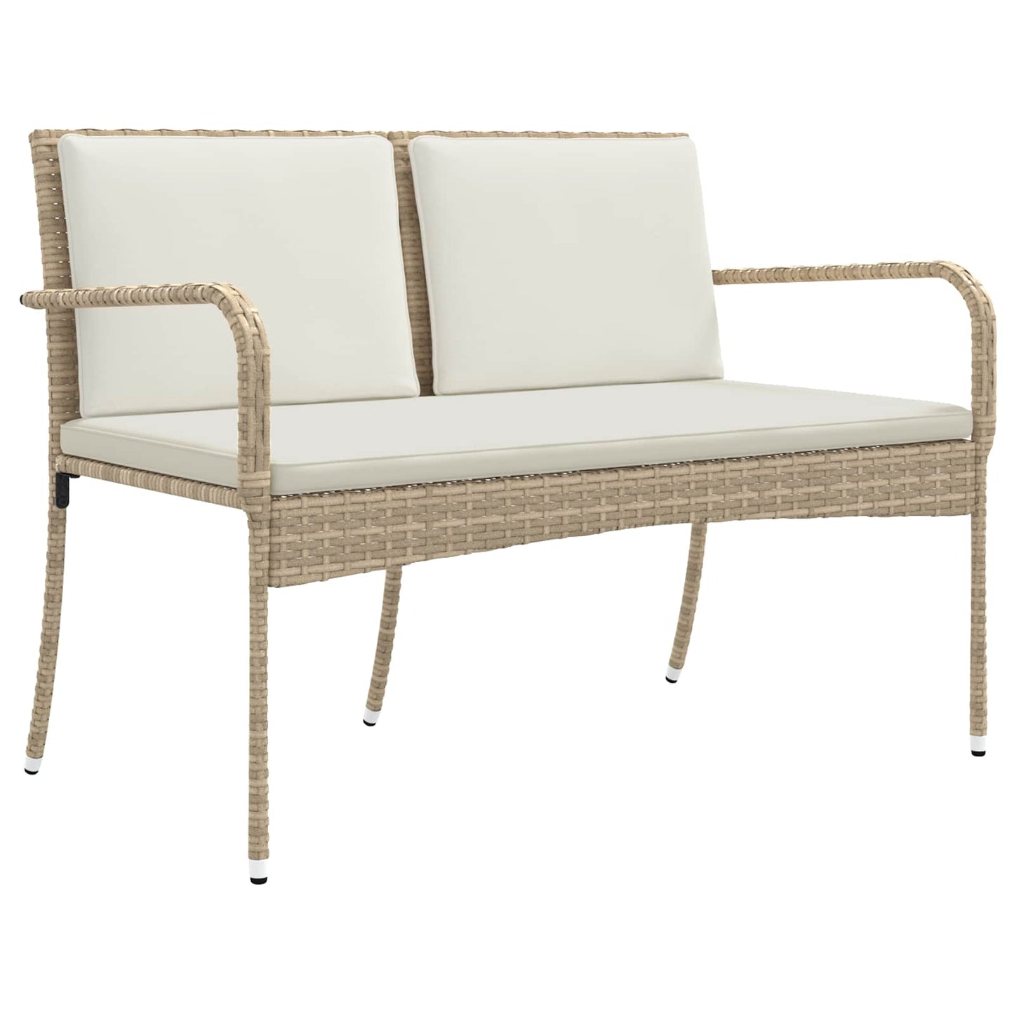 Garten Set Beige Poly-Rattan