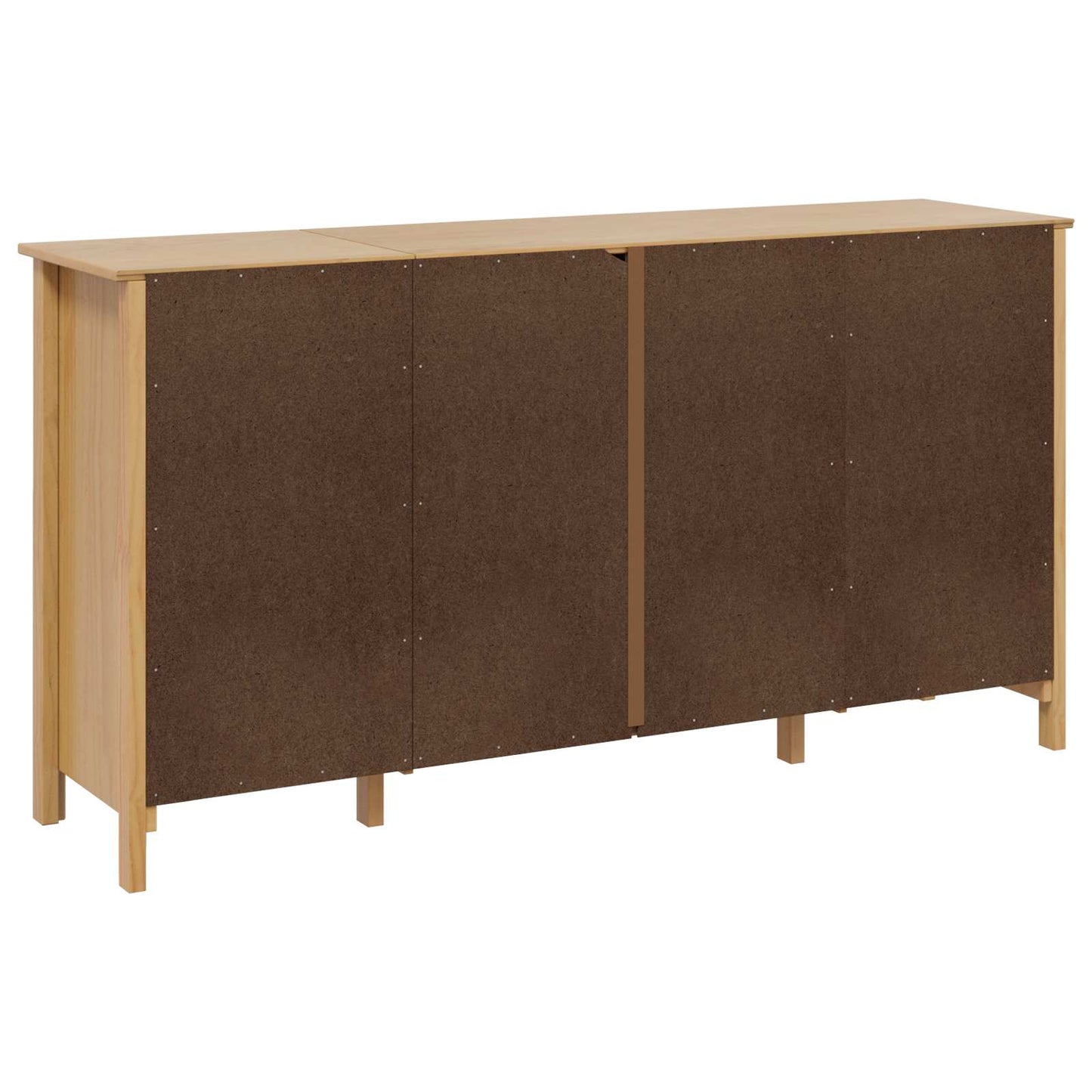 Sideboard HILL Honigbraun 154 x 40 x 80 cm Massives Kiefernholz