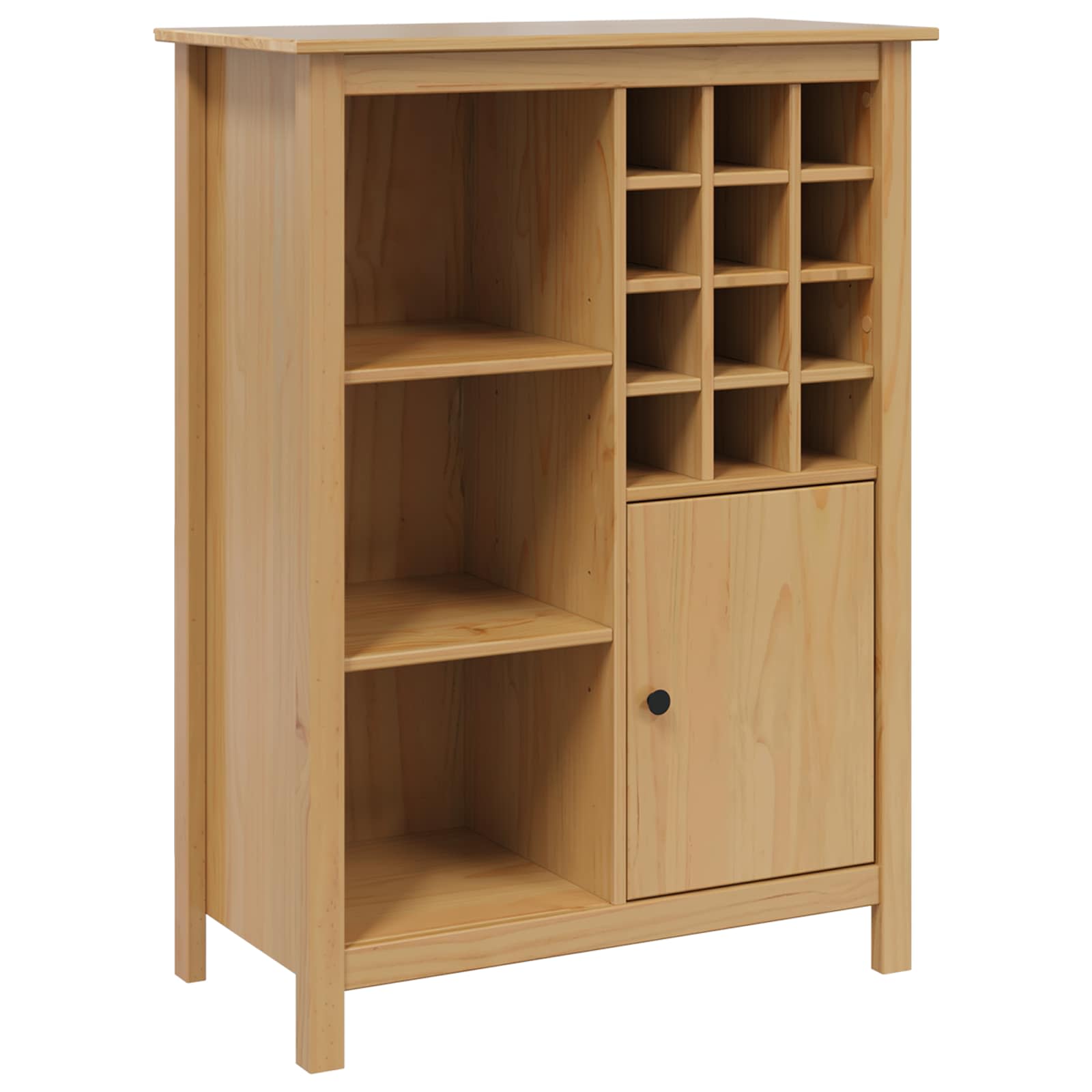 Weinschrank HILL Honigbraun 79,5 x 40 x 107,5 cm