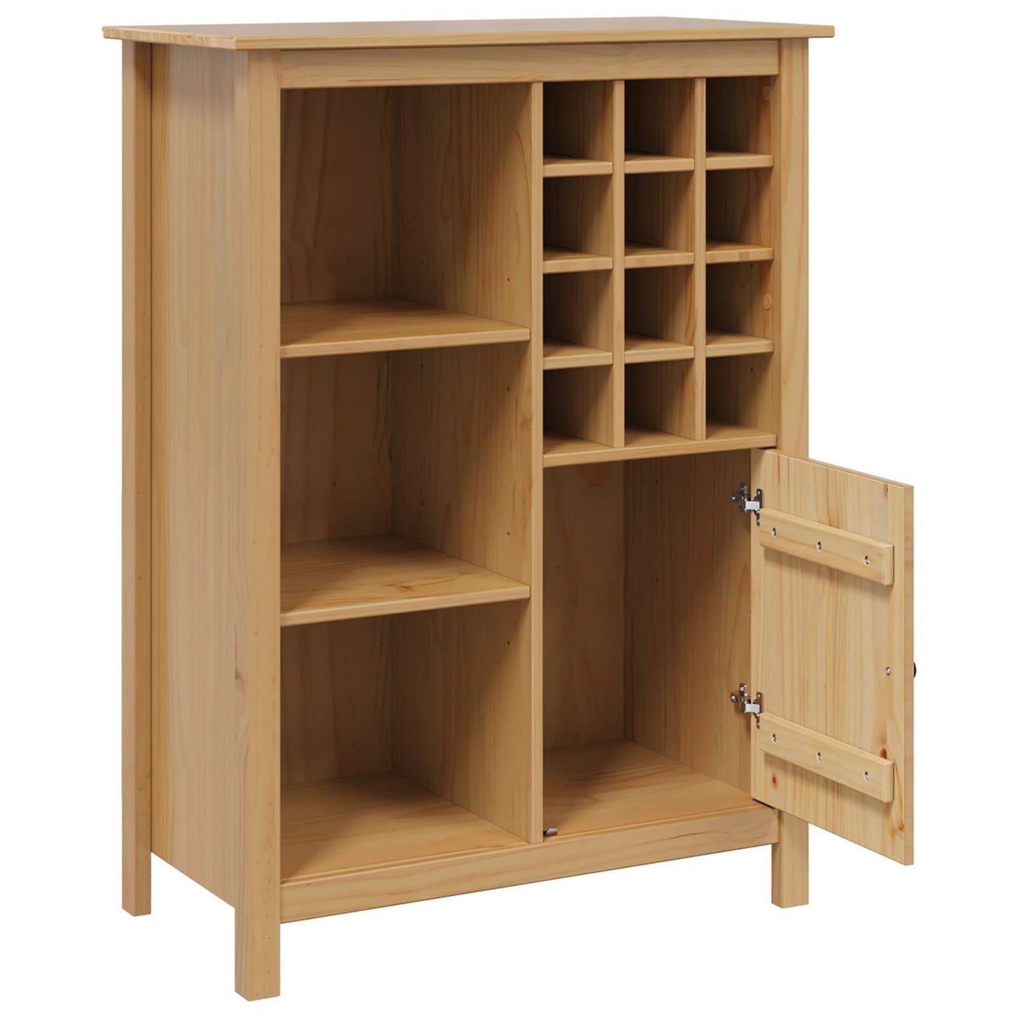 Weinschrank HILL Honigbraun 79,5 x 40 x 107,5 cm