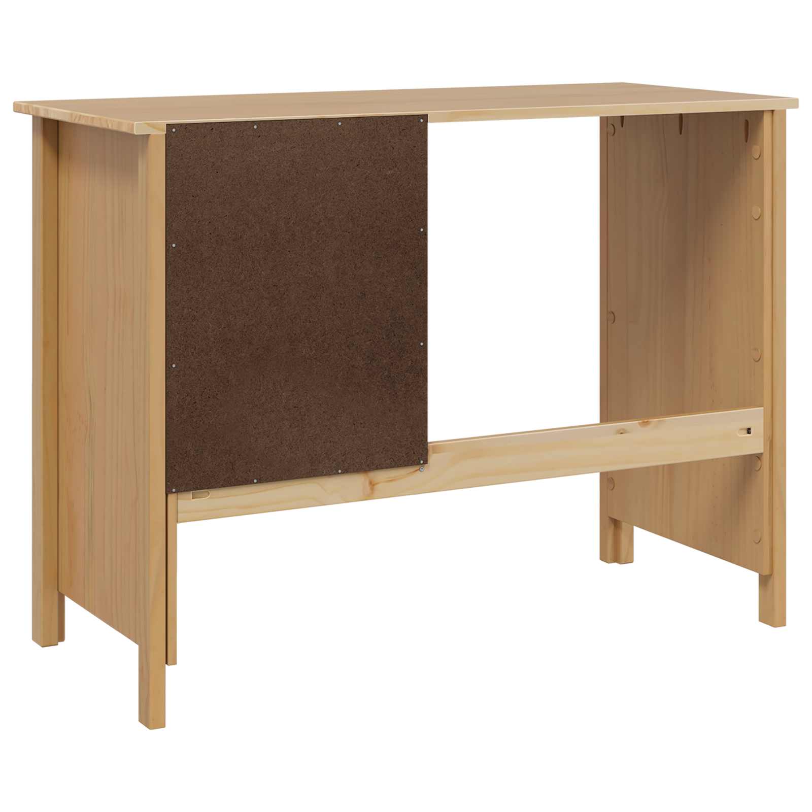 Schreibtisch mit Schubladen HILL Honigbraun 100 x 45 x 74 cm