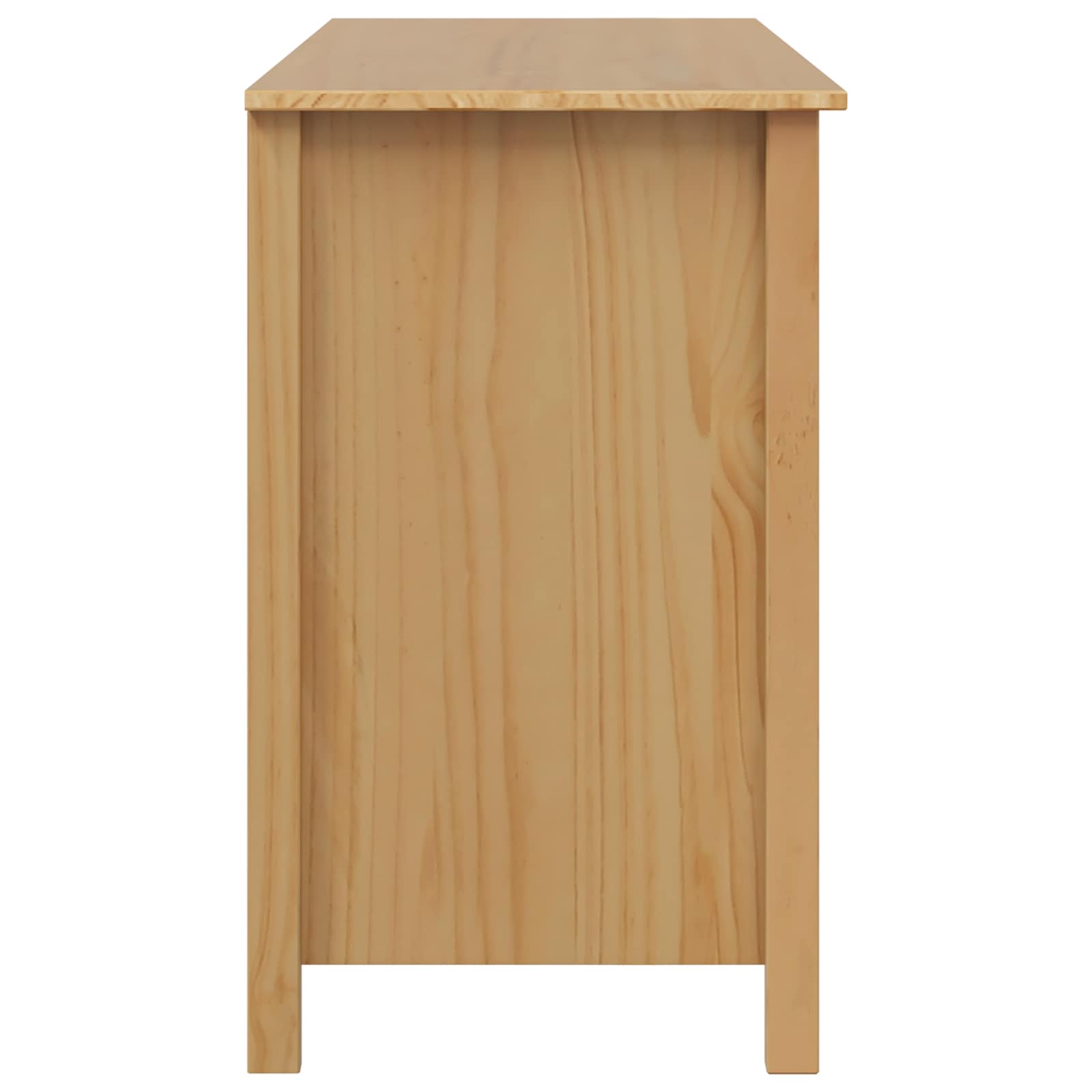Schreibtisch mit Schubladen HILL Honigbraun 100 x 45 x 74 cm