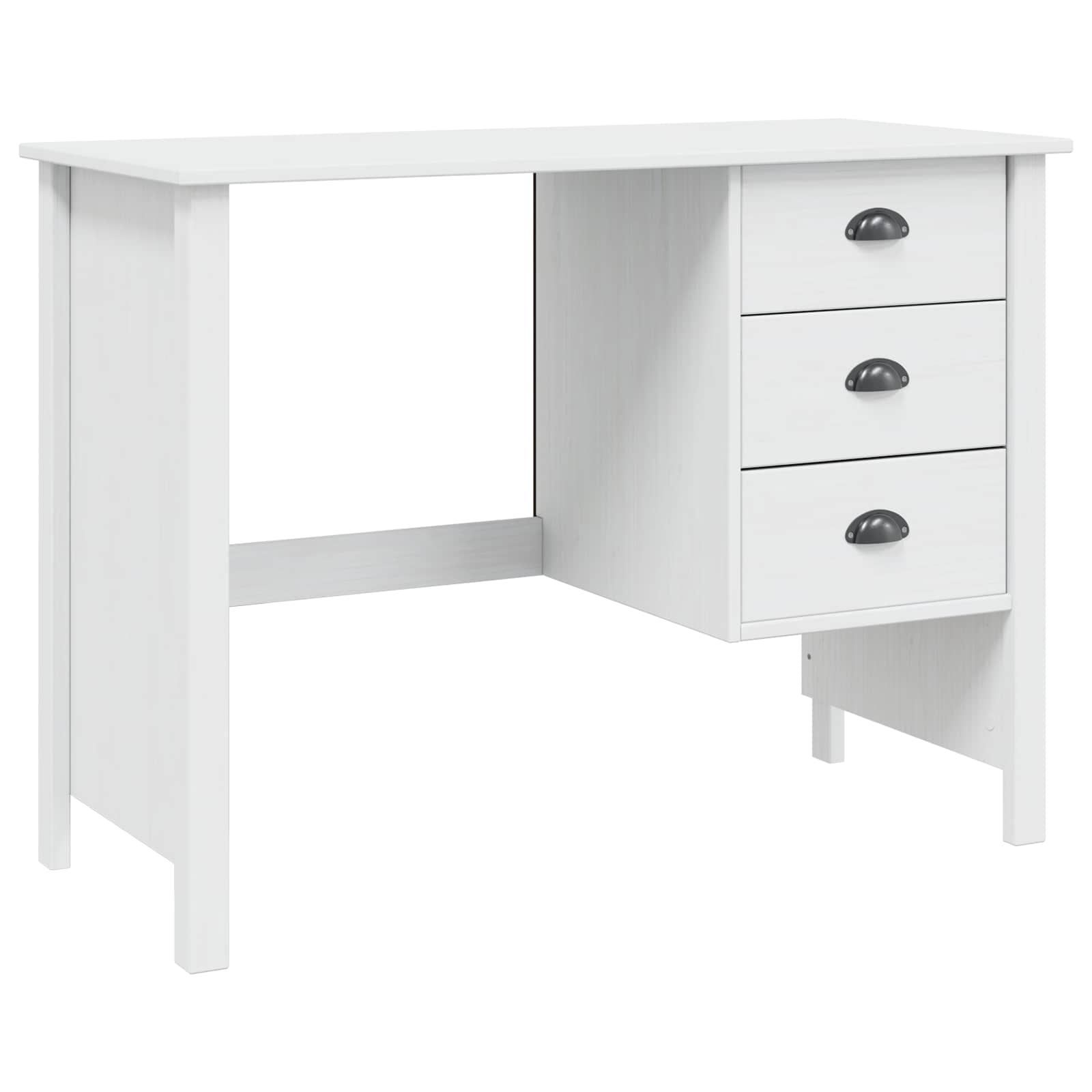 Schreibtisch mit Schubladen HILL Weiß 100 x 45 x 74 cm