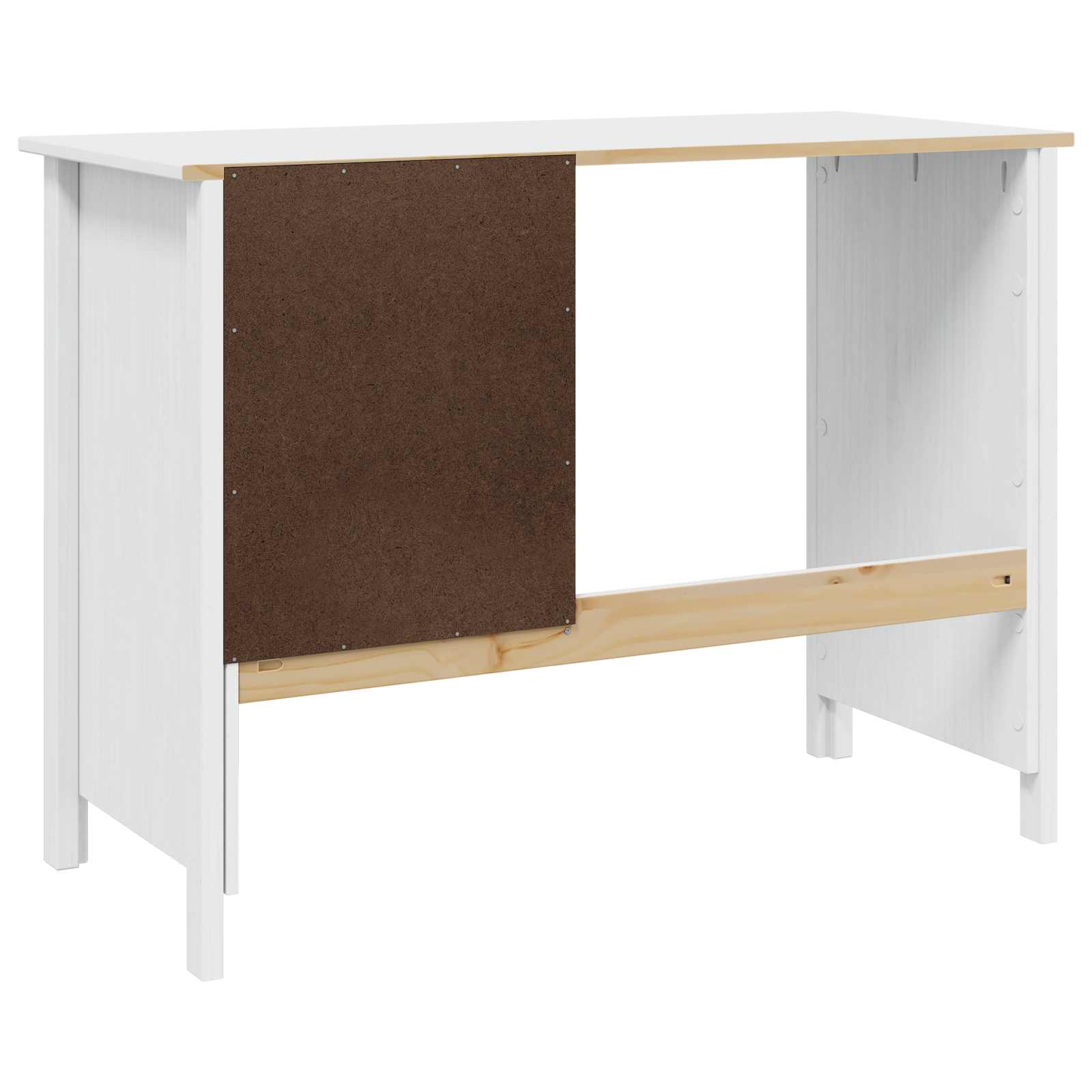 Schreibtisch mit Schubladen HILL Weiß 100 x 45 x 74 cm