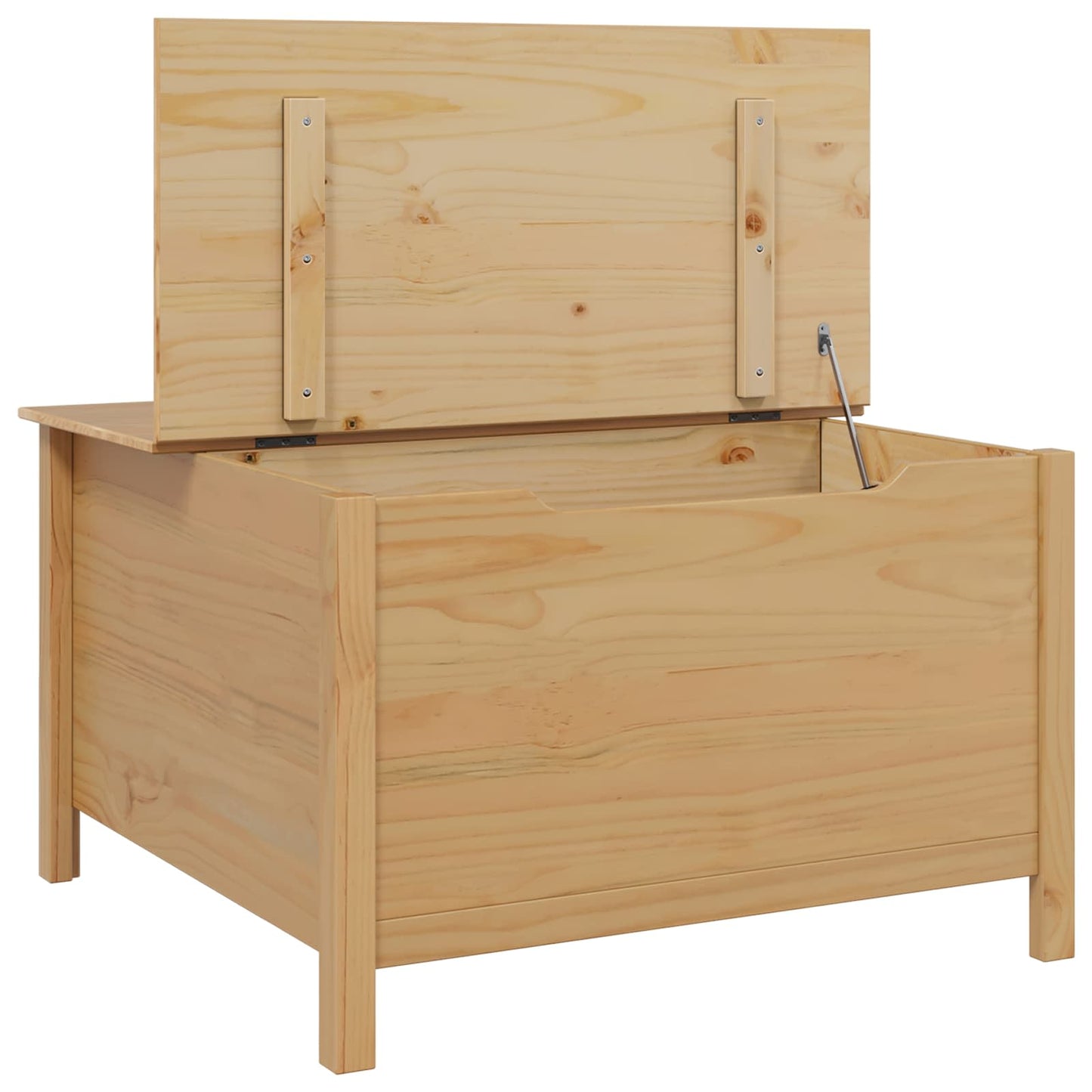 Couchtisch mit Schubladen HILL Honigbraun 79,5 x 79,5 x 49 cm