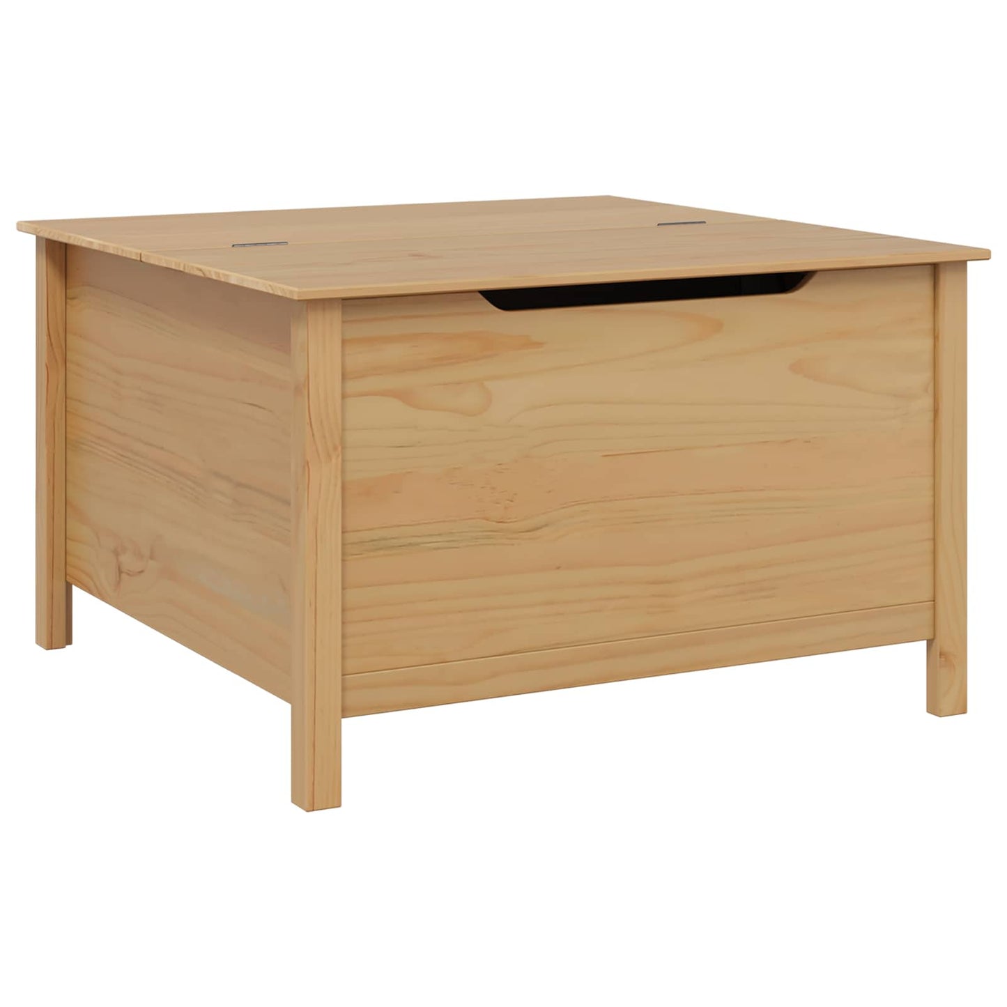 Couchtisch mit Schubladen HILL Honigbraun 79,5 x 79,5 x 49 cm