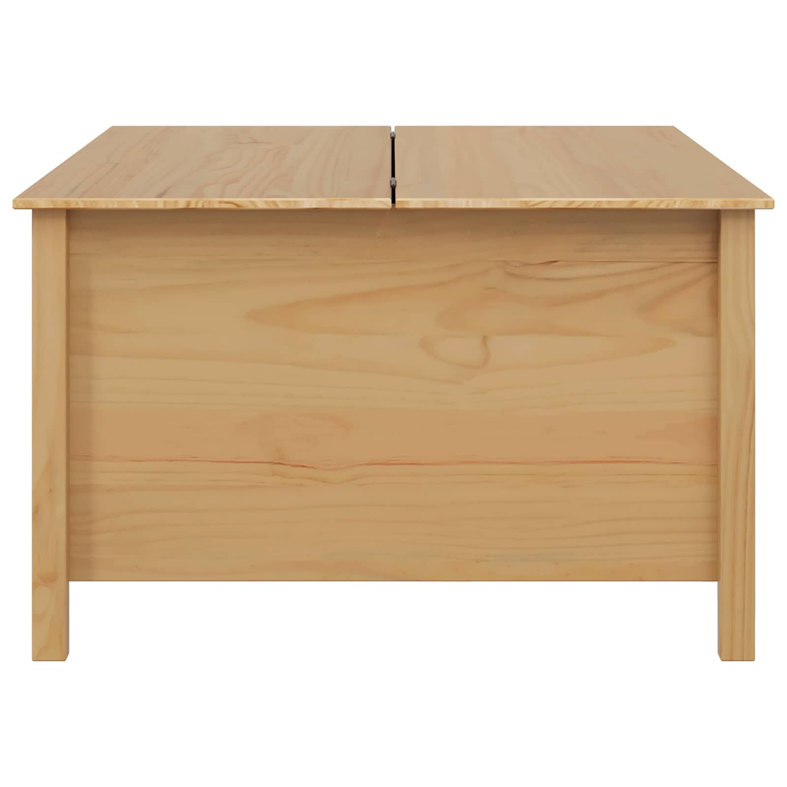 Couchtisch mit Schubladen HILL Honigbraun 79,5 x 79,5 x 49 cm
