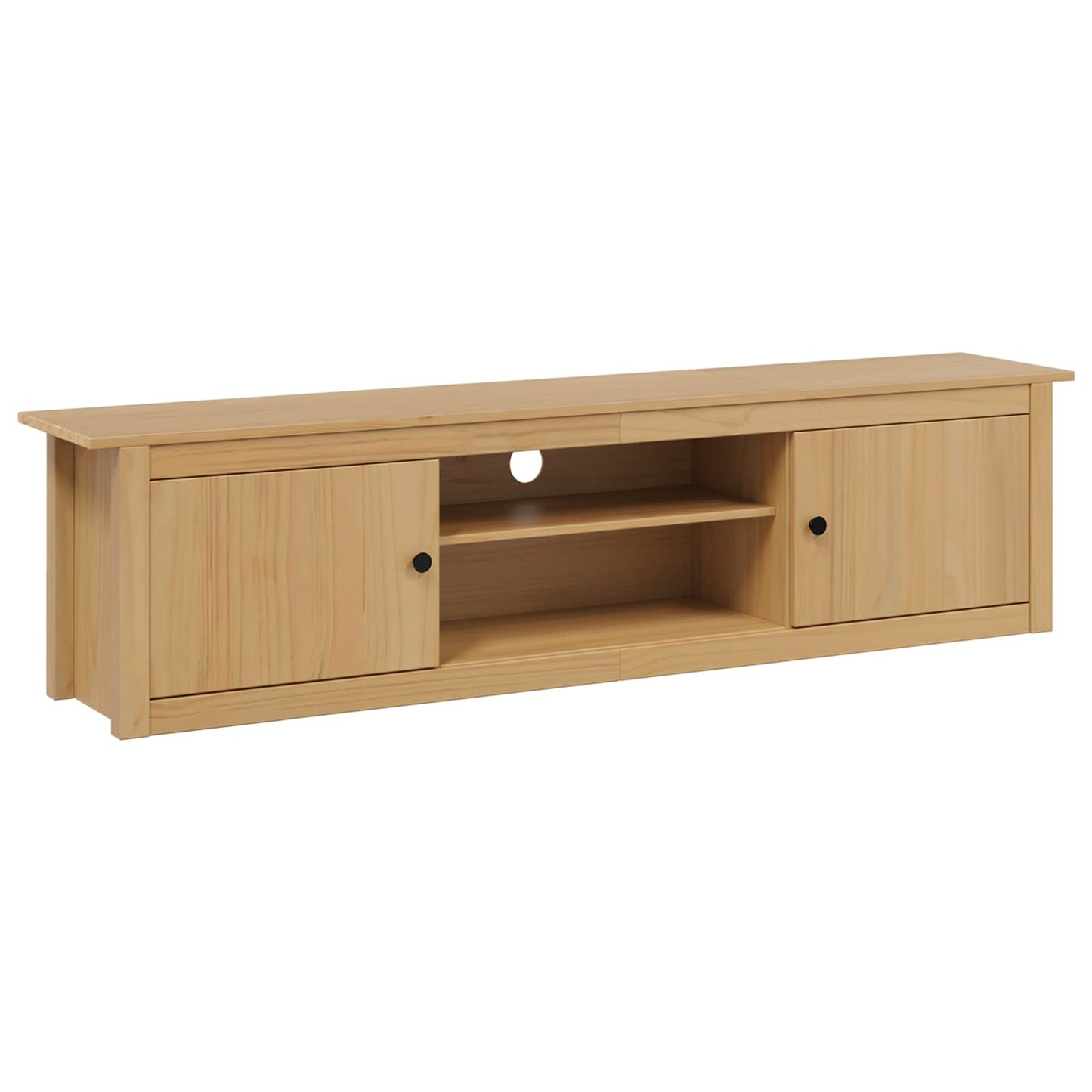 TV Rack HILL 158 x 40 x 39,5 cm Honigbraun Massives Kiefernholz