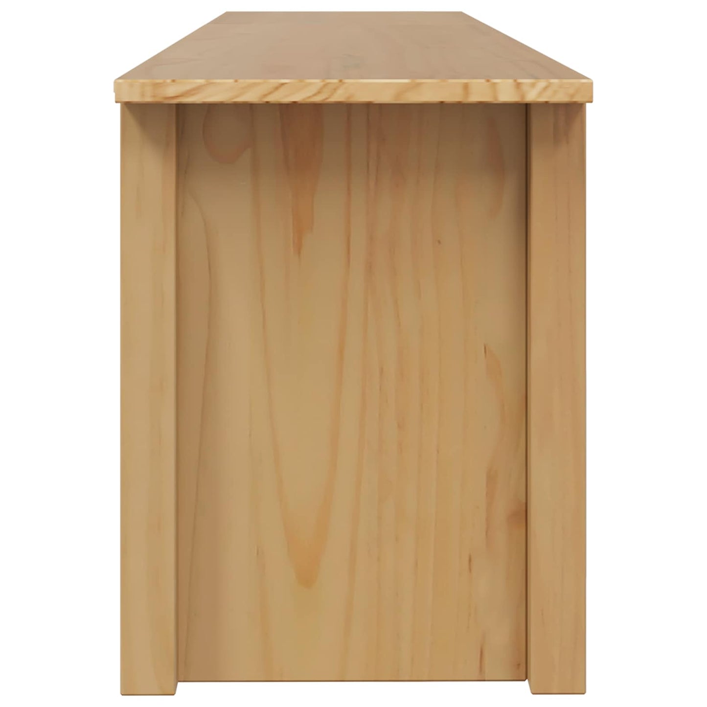 TV Rack HILL 158 x 40 x 39,5 cm Honigbraun Massives Kiefernholz