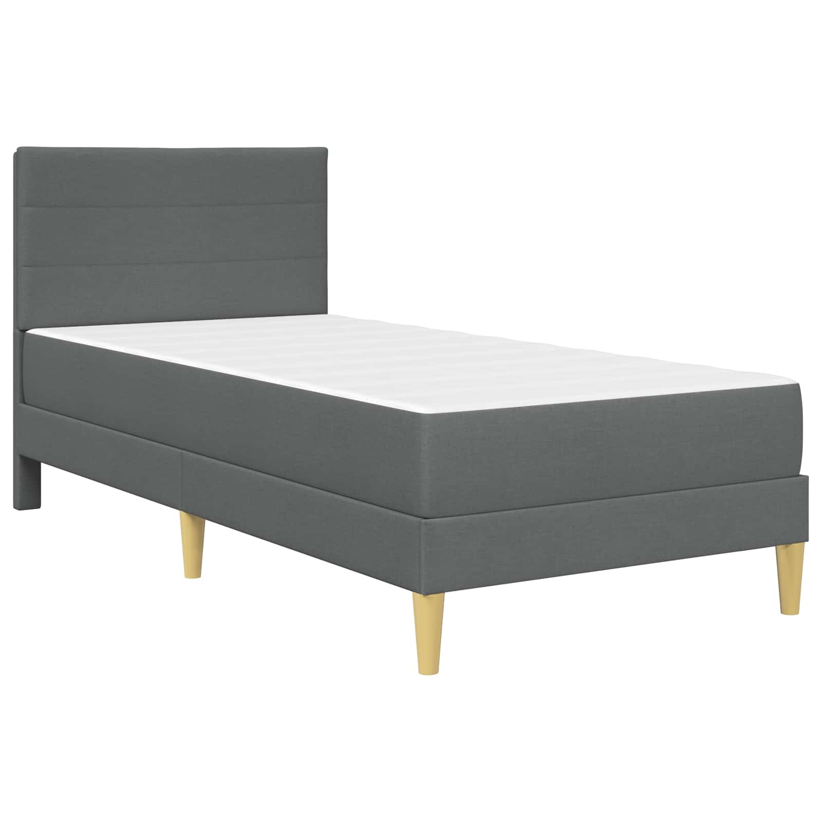 Bettrahmen Dunkelgrau 80 x 200 cm Polyester