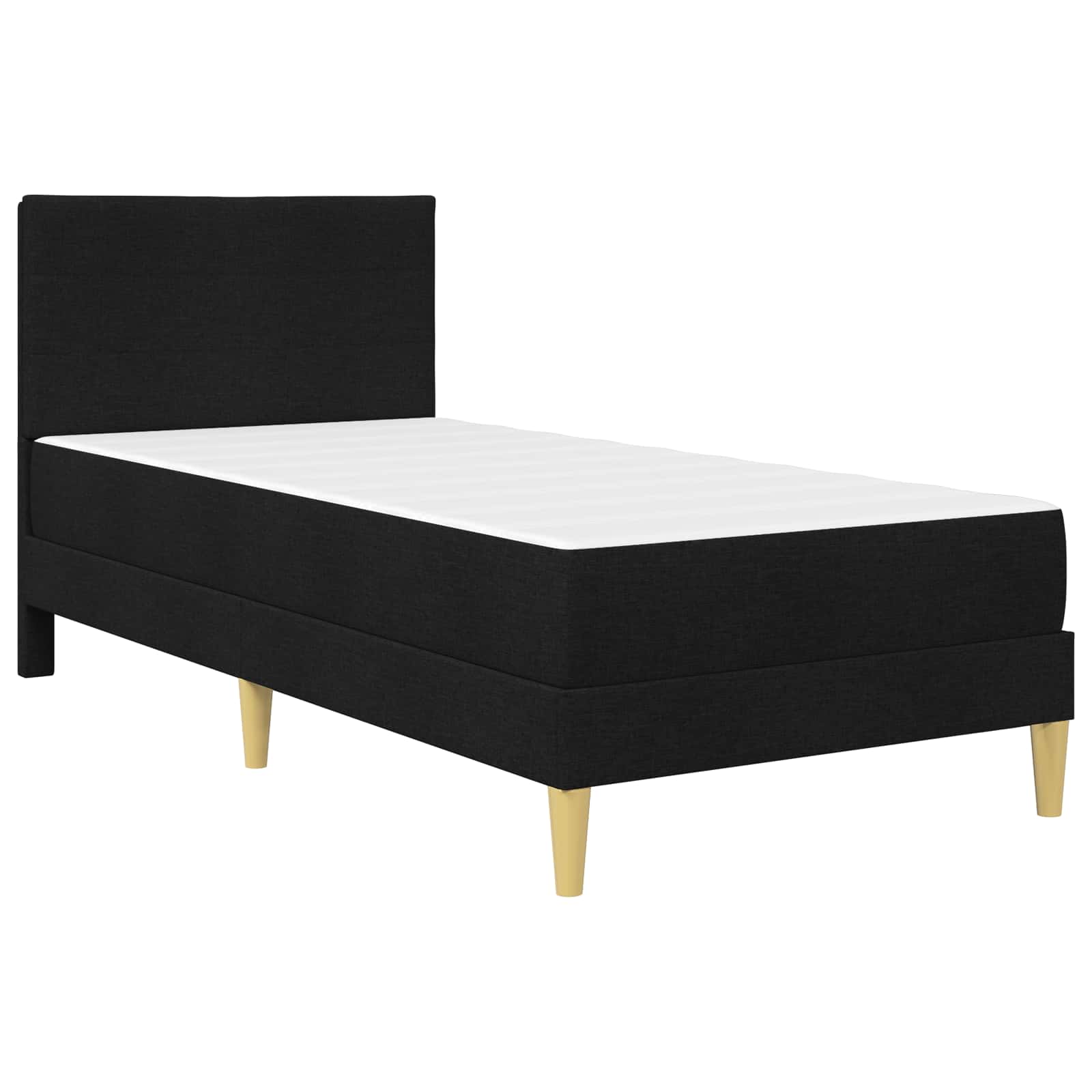 Bettrahmen Schwarz 100 x 200 cm Polyester