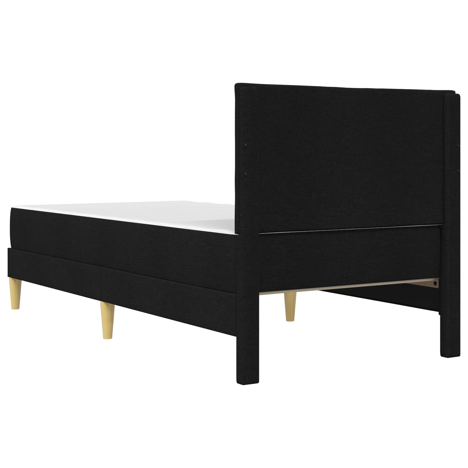 Bettrahmen Schwarz 100 x 200 cm Polyester