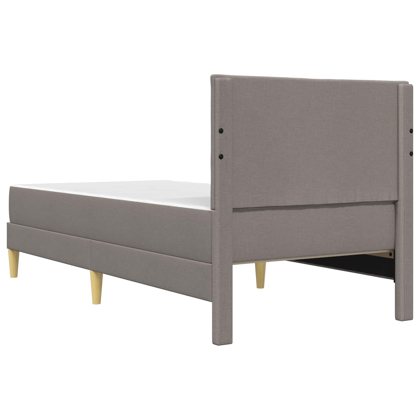 Bettrahmen Taupe 100 x 200 cm Polyester
