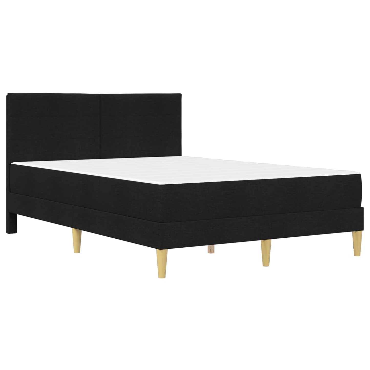 Bettrahmen Schwarz 140 x 190 cm Polyester