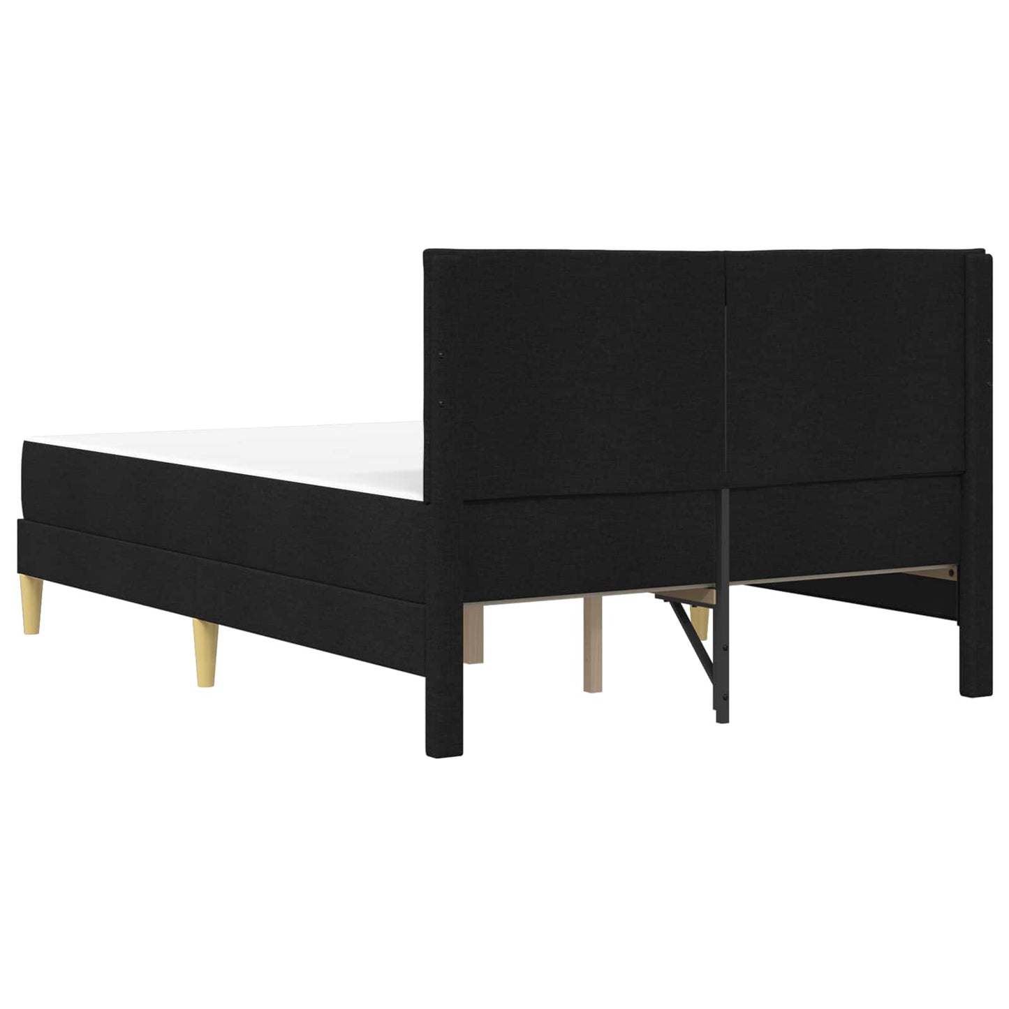 Bettrahmen Schwarz 140 x 200 cm Polyester