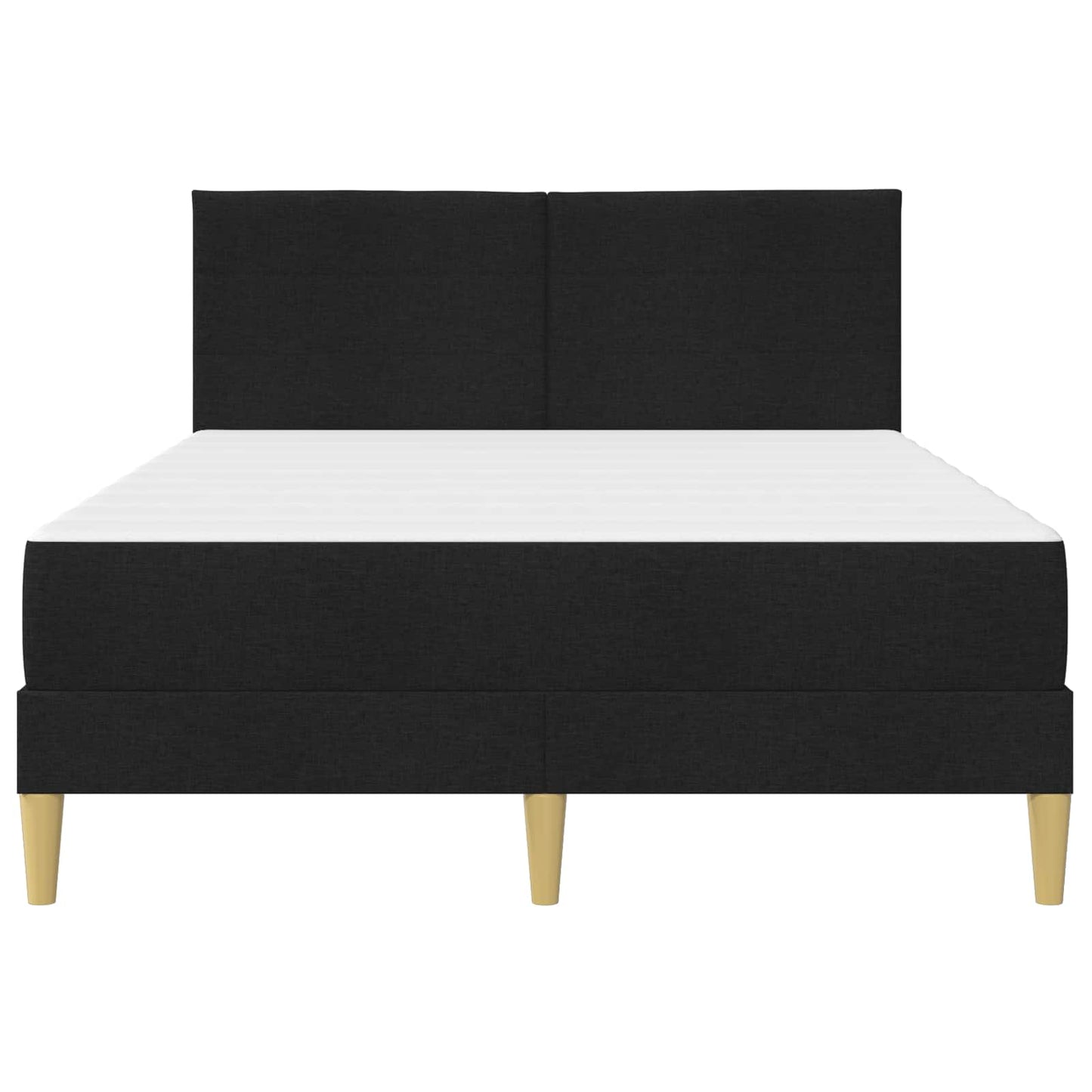 Bettrahmen Schwarz 140 x 200 cm Polyester