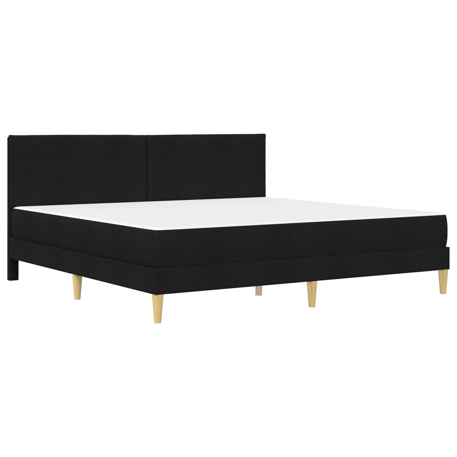 Bettrahmen Schwarz 180 x 200 cm Polyester