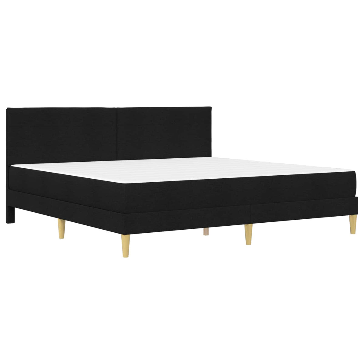 Bettrahmen Schwarz 180 x 200 cm Polyester