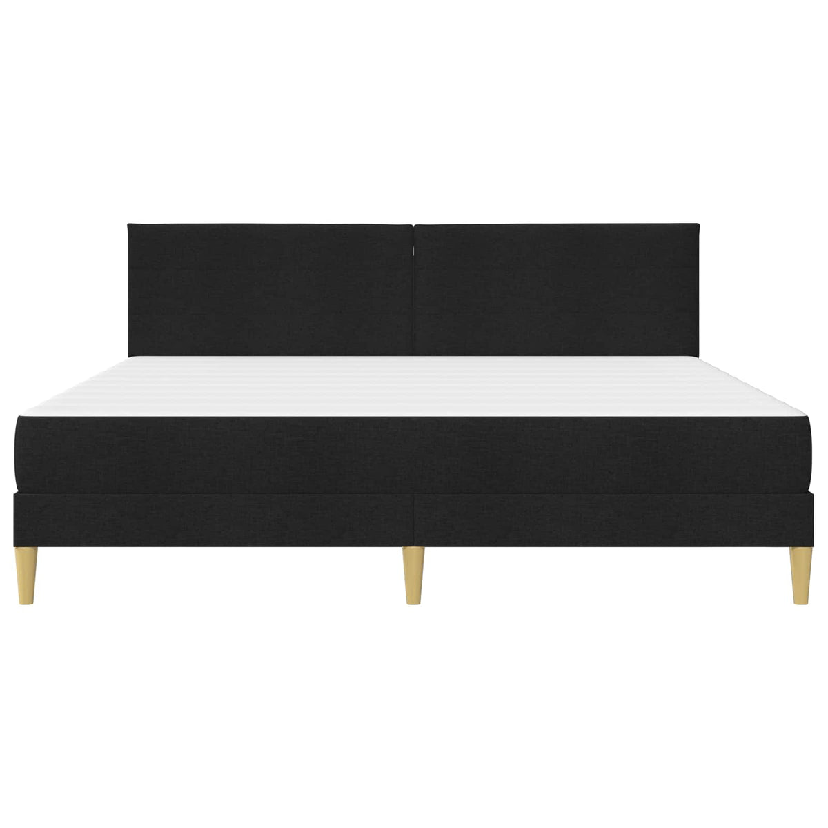 Bettrahmen Schwarz 180 x 200 cm Polyester