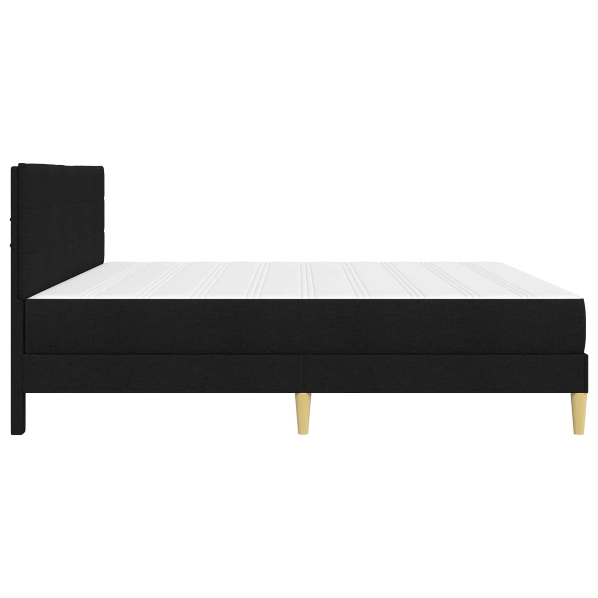Bettrahmen Schwarz 180 x 200 cm Polyester