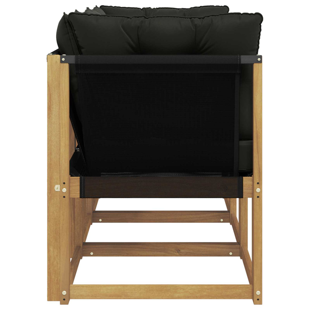 3 Stk. Outdoor Mittel- und Ecksofa Weiß