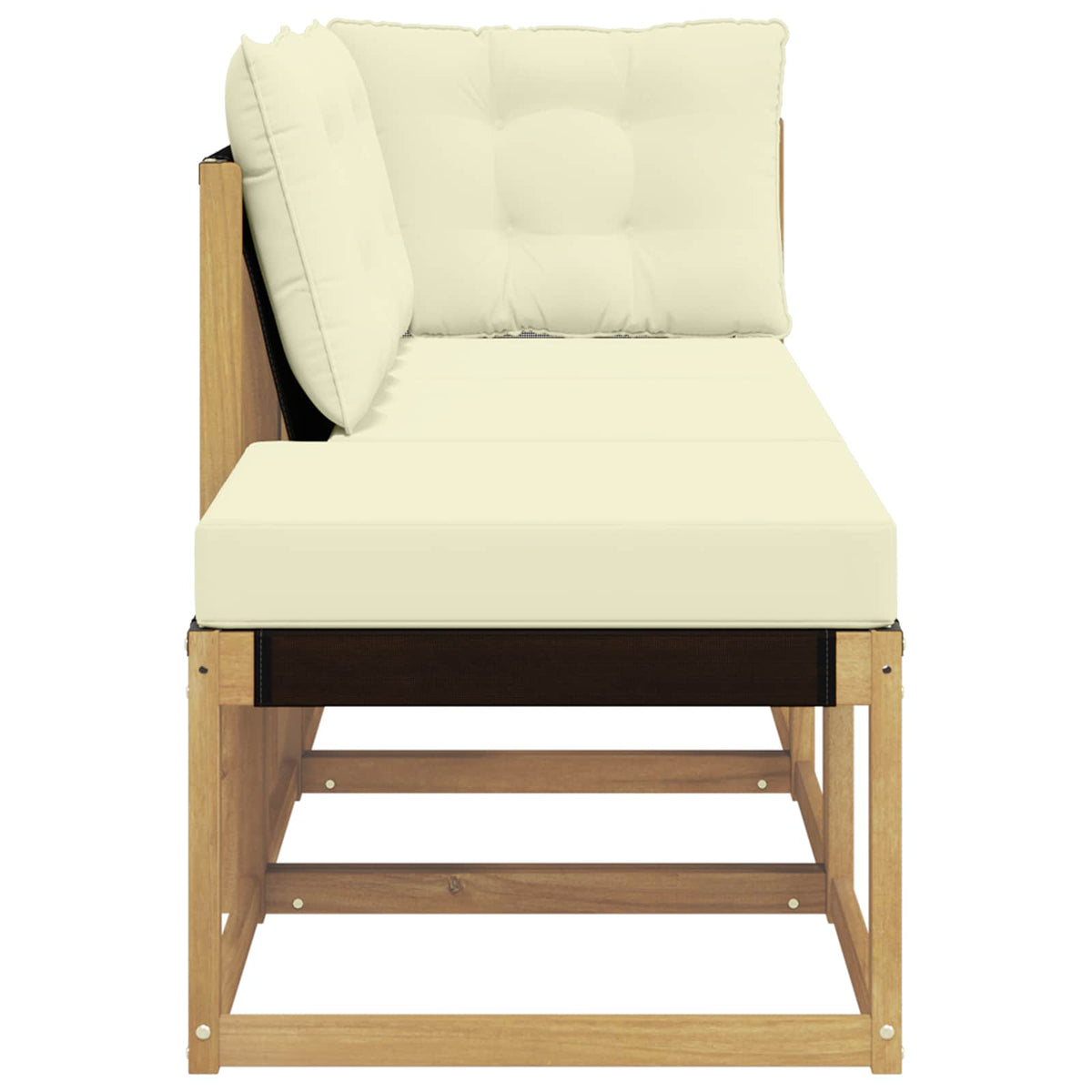 3 Stk. Sectional Sofa Einheiten Weiß