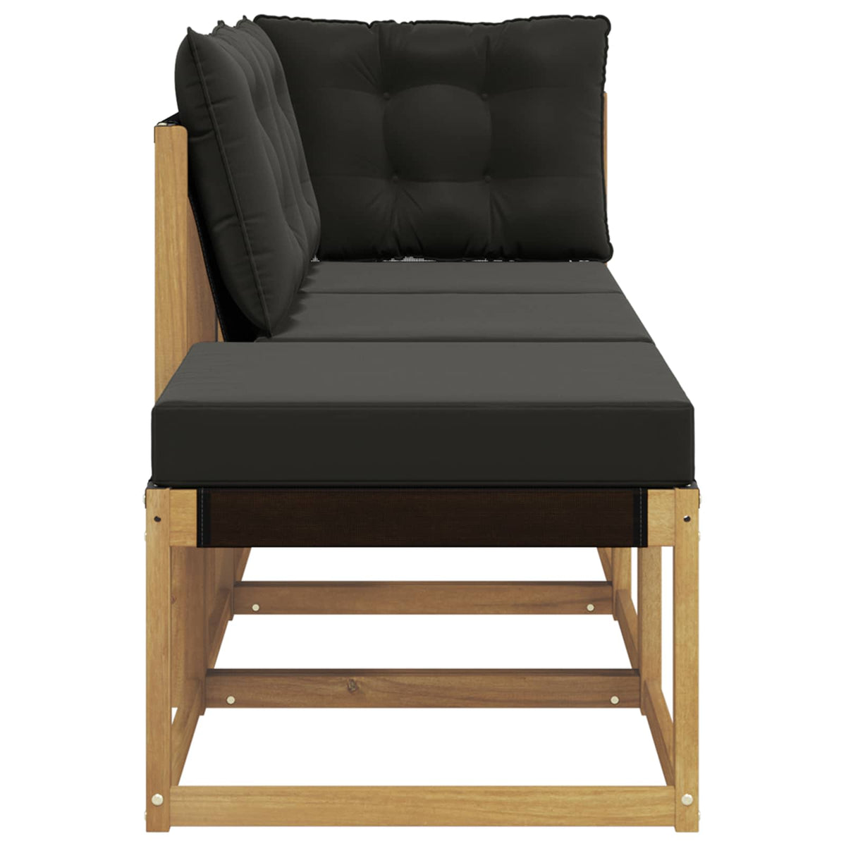 3 Stk. Sectional Sofa Einheiten Weiß