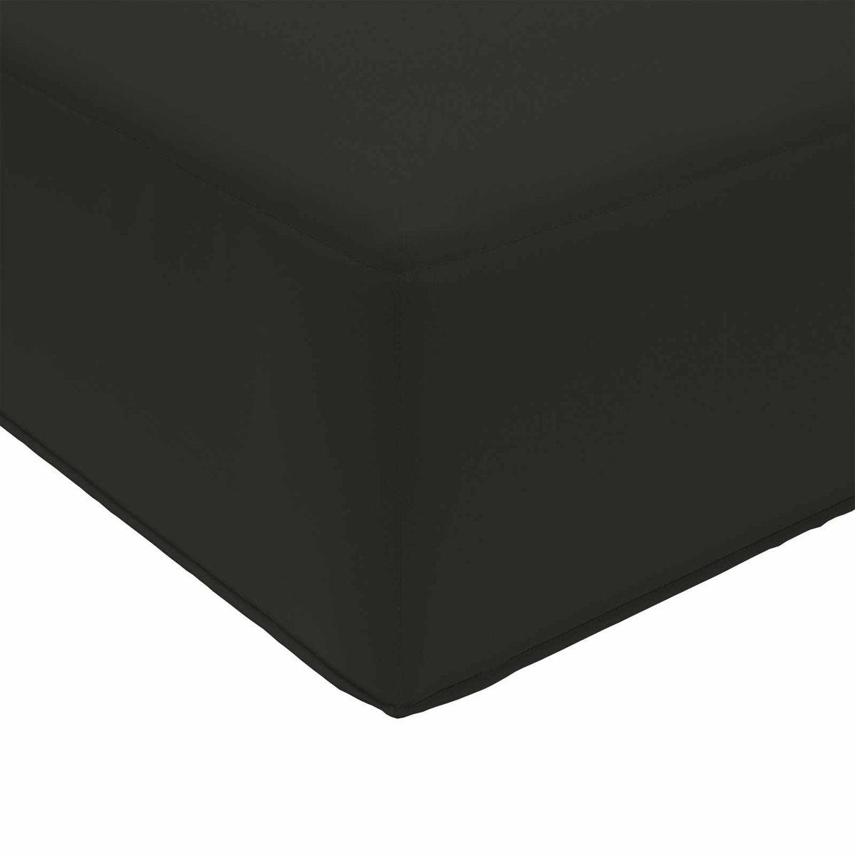 Outdoor-Fußhocker Massivholz Akazie Weiß