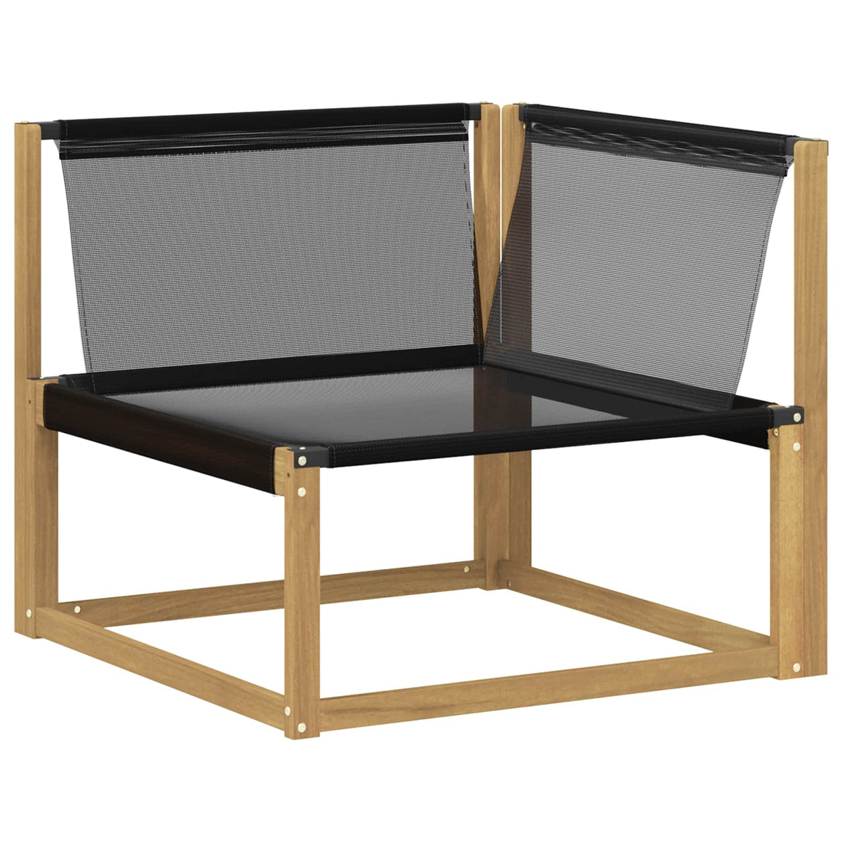 Outdoor-Sofagarnitur Massivholz Akazie Weiß