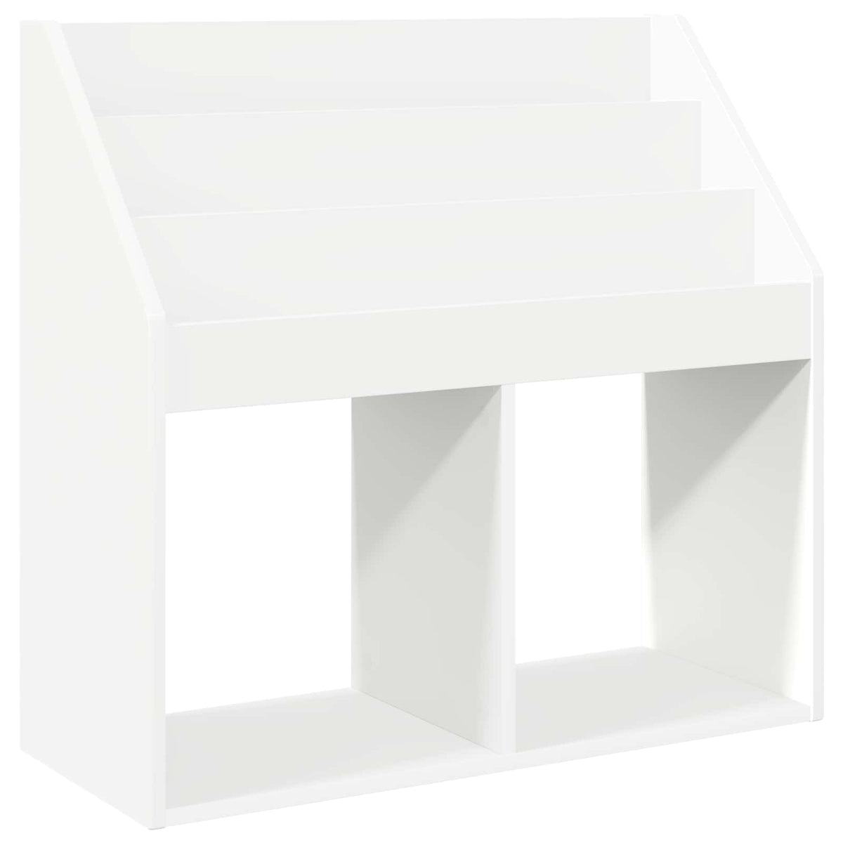 Kinderregal mit Speicher Weiß 72,5 x 29,5 x 69 cm Holzwerkstoff