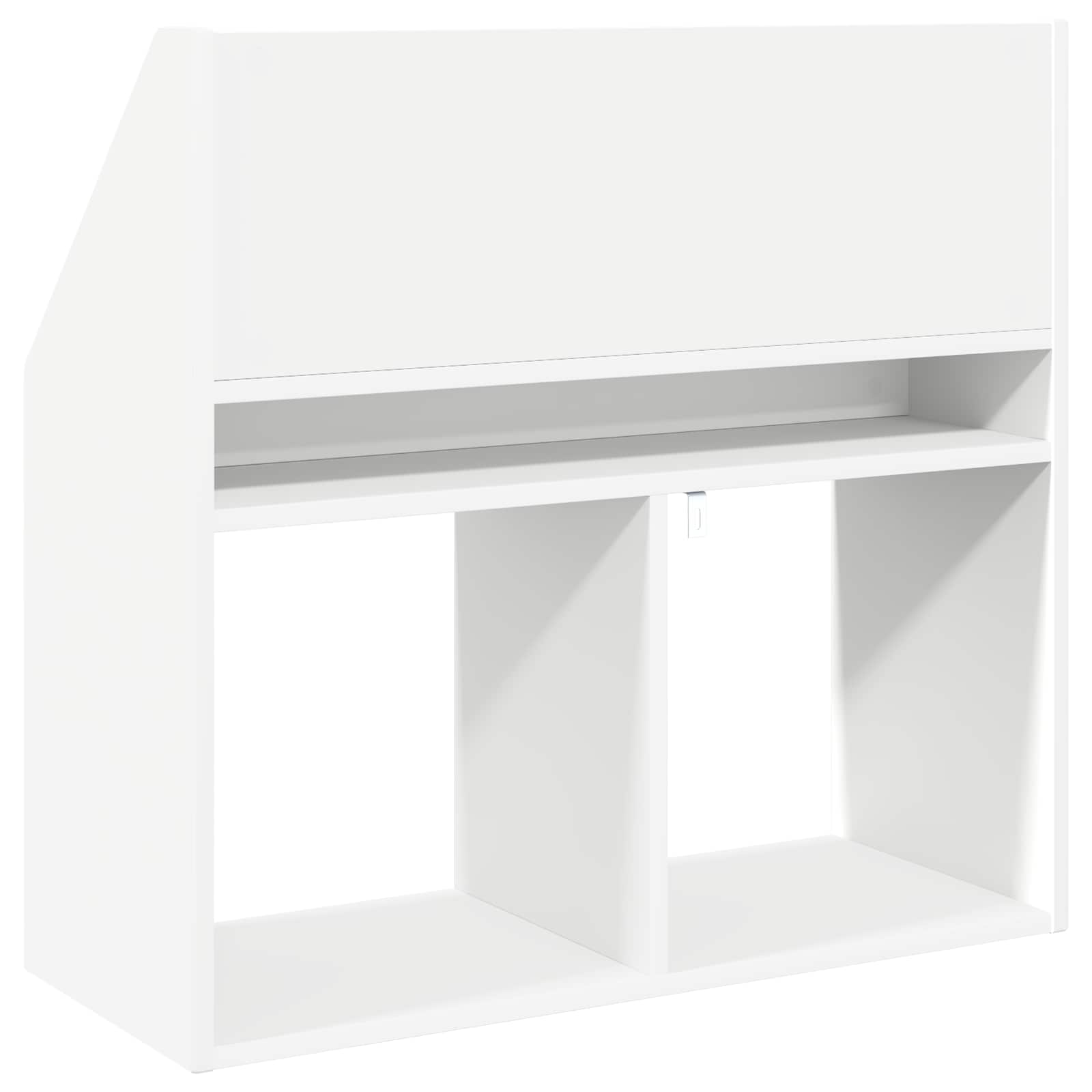 Kinderregal mit Speicher Weiß 72,5 x 29,5 x 69 cm Holzwerkstoff