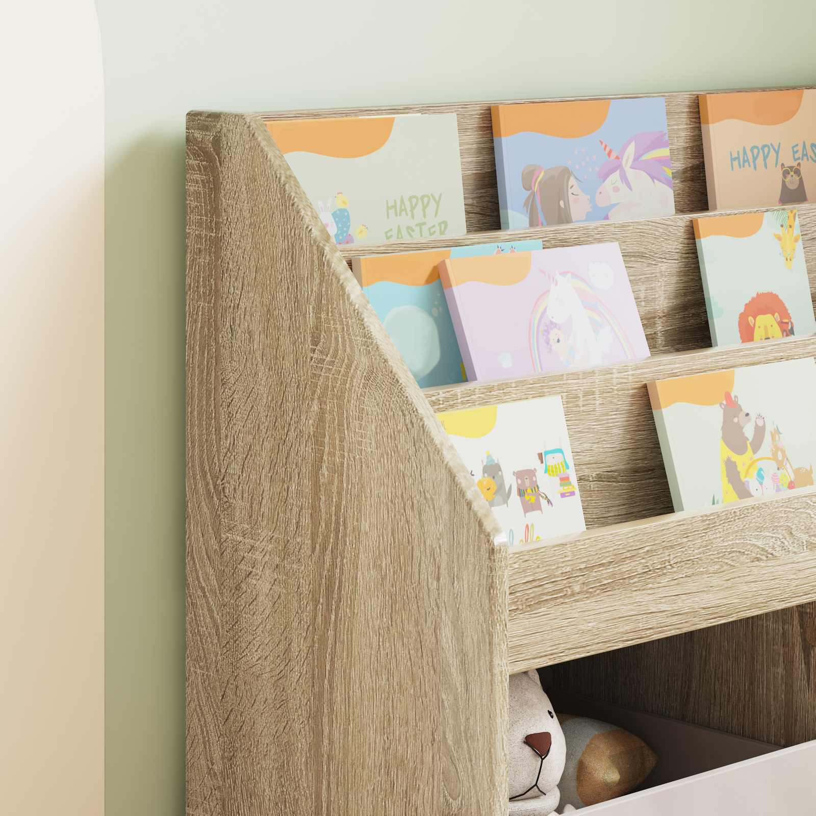 Kinderregal Sonoma-Eiche 72,5 x 29,5 x 69 cm Holzwerkstoff