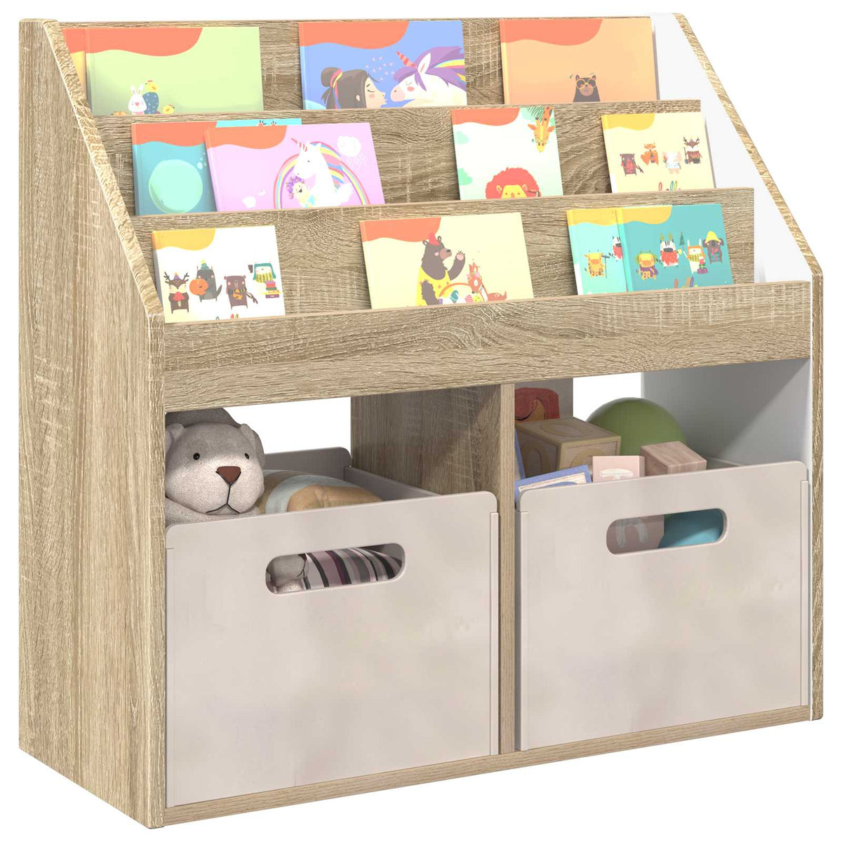 Kinderregal Sonoma-Eiche 72,5 x 29,5 x 69 cm Holzwerkstoff