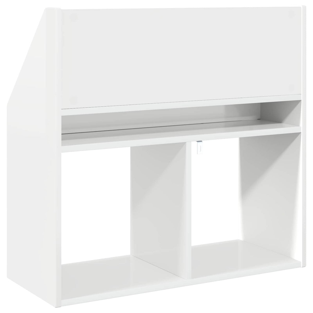 Kinderregal Hochglanz Weiß 72,5 x 29,5 x 69 cm Holzwerkstoff