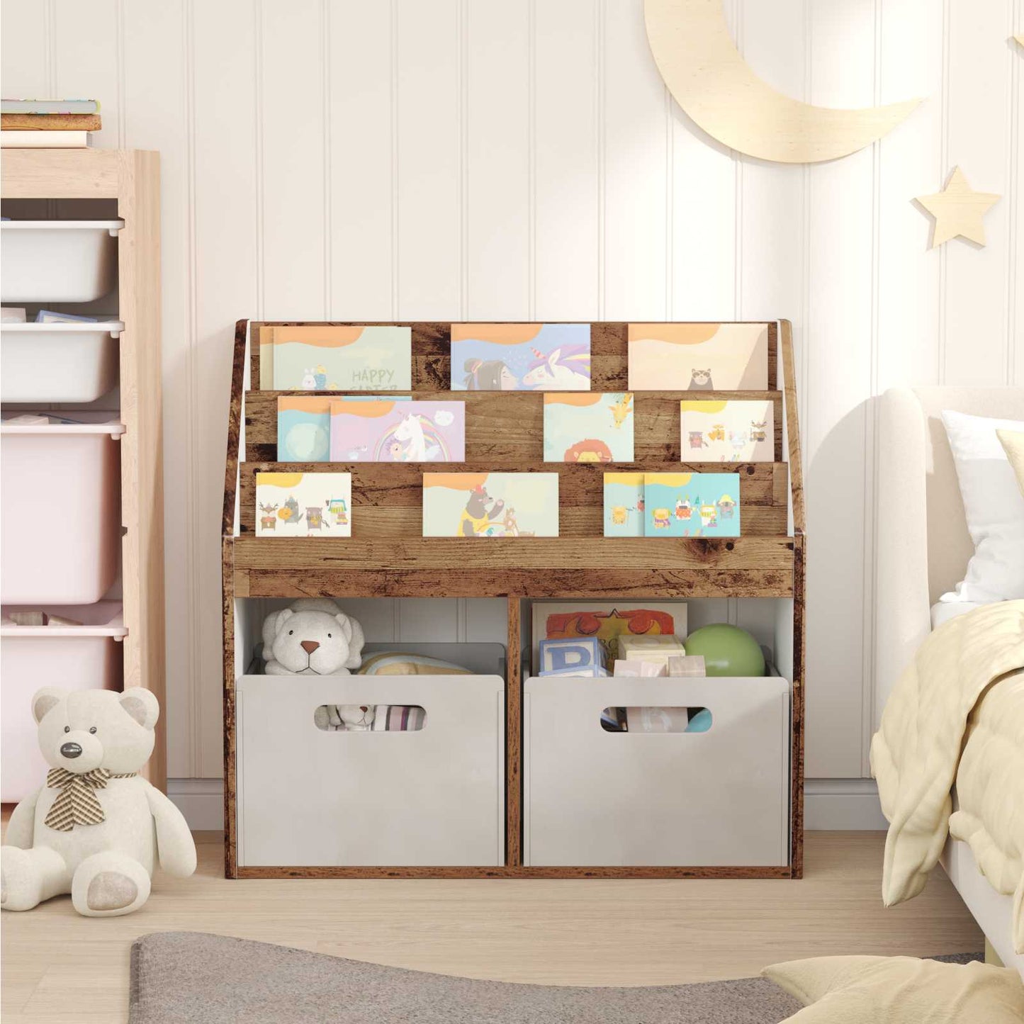 Kinderregal Altholz 72,5 x 29,5 x 69 cm Holzwerkstoff