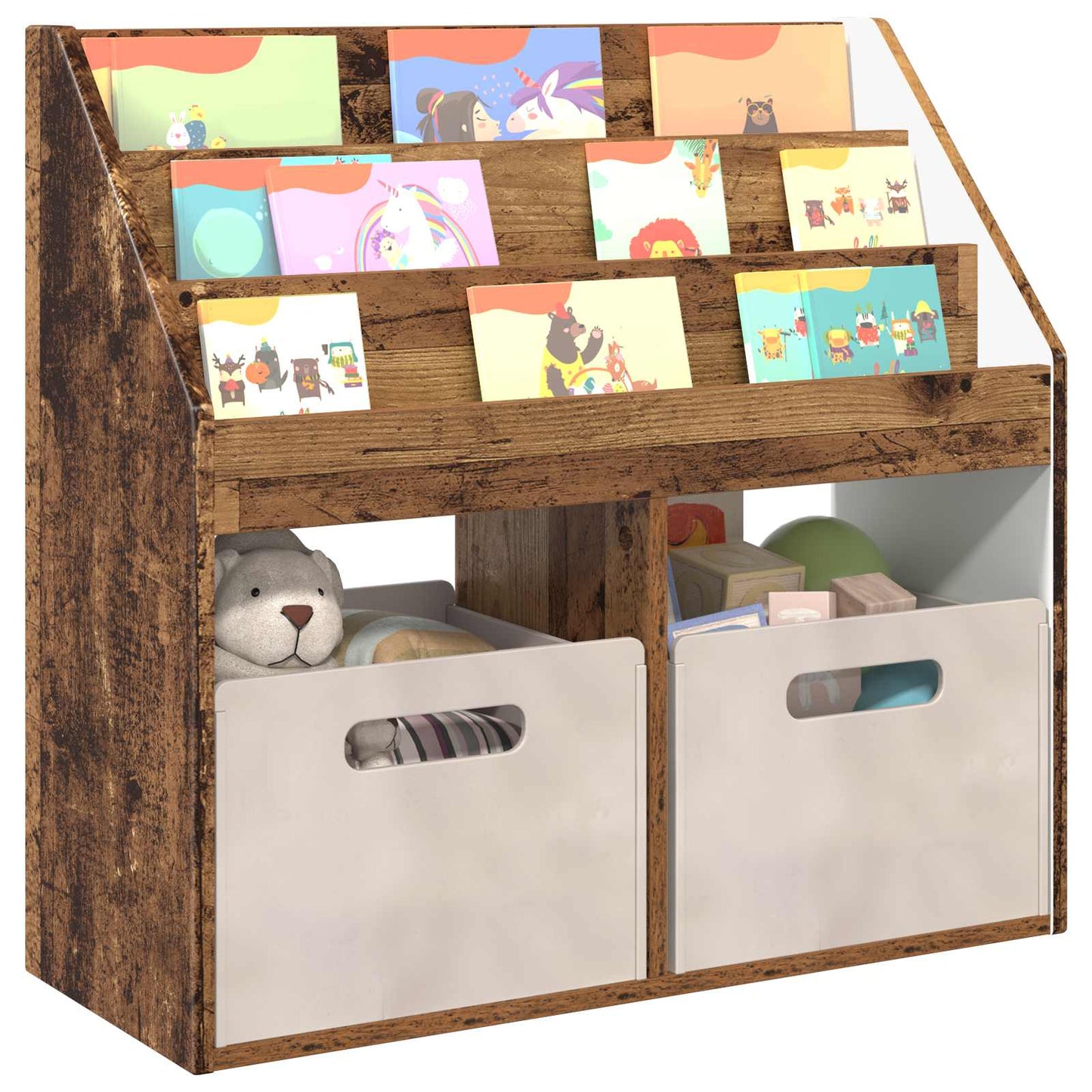 Kinderregal Altholz 72,5 x 29,5 x 69 cm Holzwerkstoff