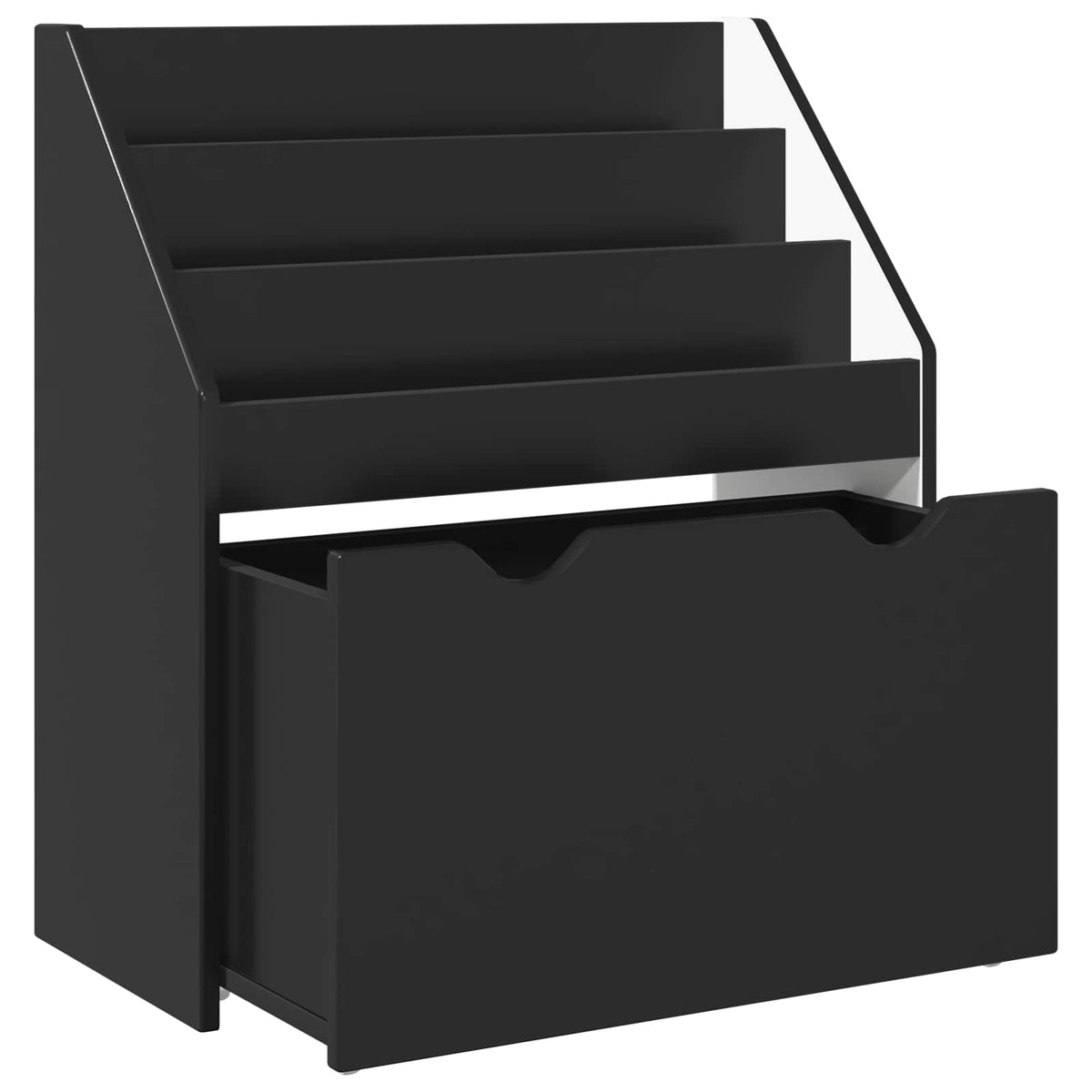 Kinderregal Schwarz 60 x 29,5 x 69 cm Holzwerkstoff