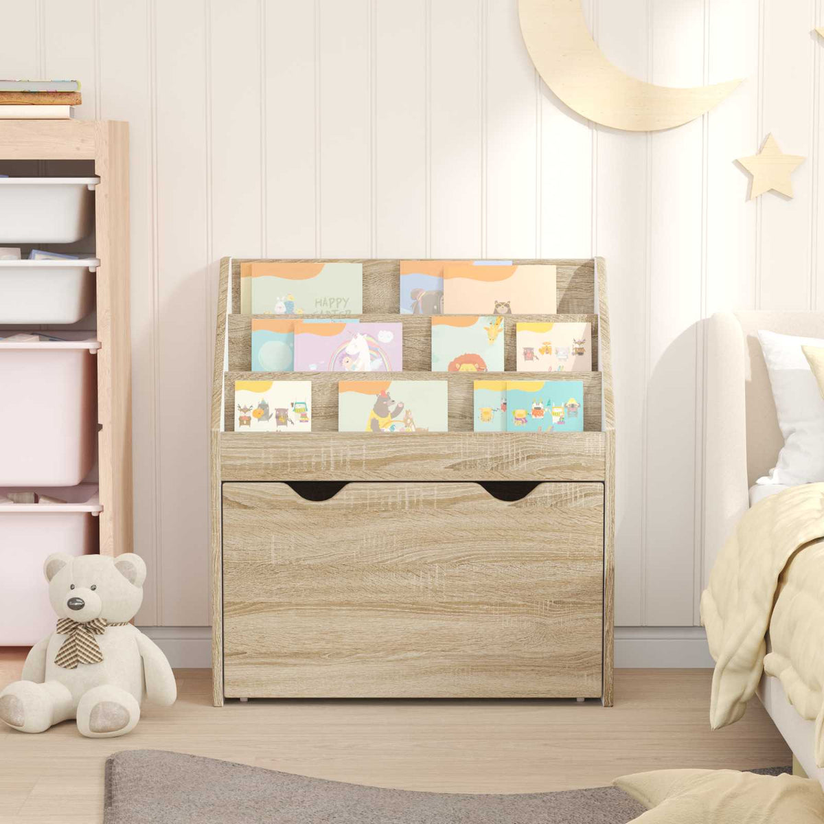 Kinderregal Sonoma-Eiche 60 x 29,5 x 69 cm Holzwerkstoff