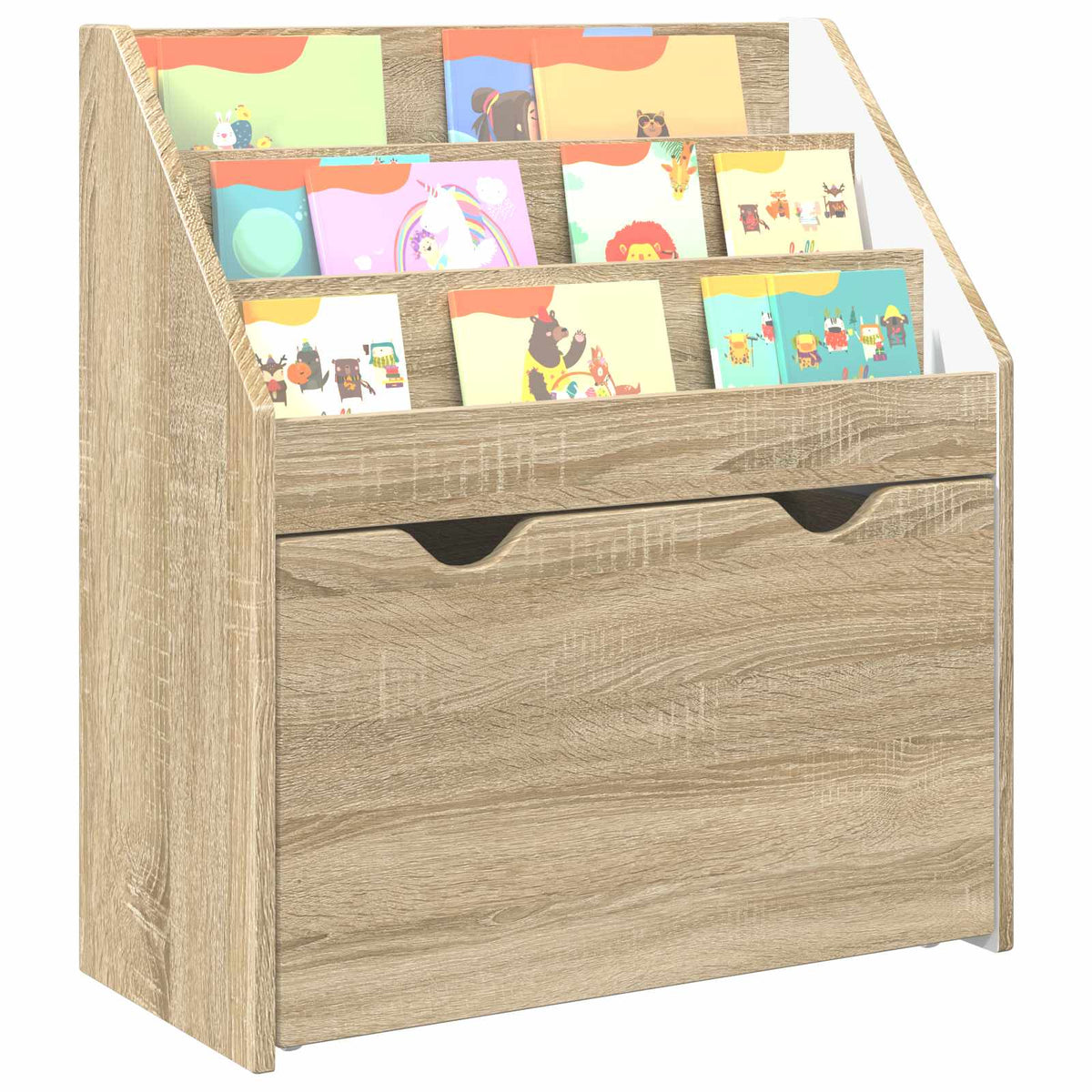 Kinderregal Sonoma-Eiche 60 x 29,5 x 69 cm Holzwerkstoff