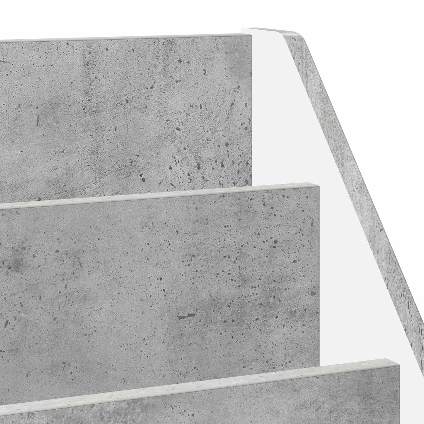 Kinderregal Betongrau 60 x 29,5 x 69 cm Holzwerkstoff