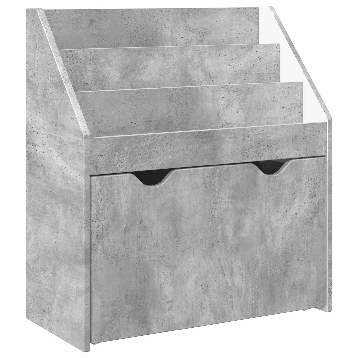 Kinderregal Betongrau 60 x 29,5 x 69 cm Holzwerkstoff