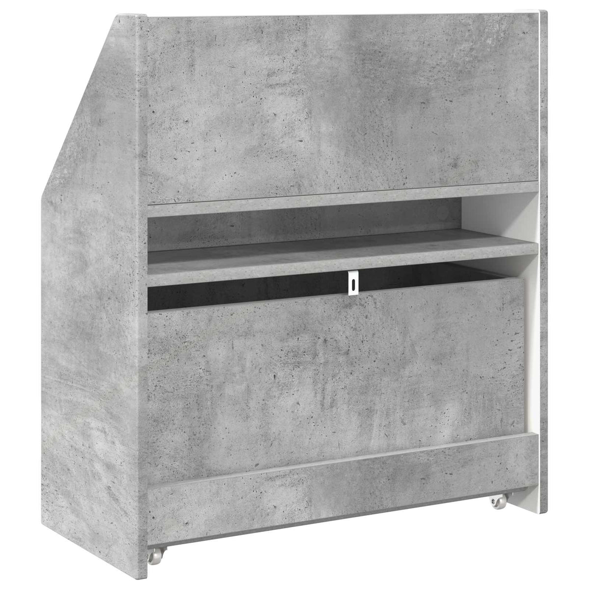 Kinderregal Betongrau 60 x 29,5 x 69 cm Holzwerkstoff