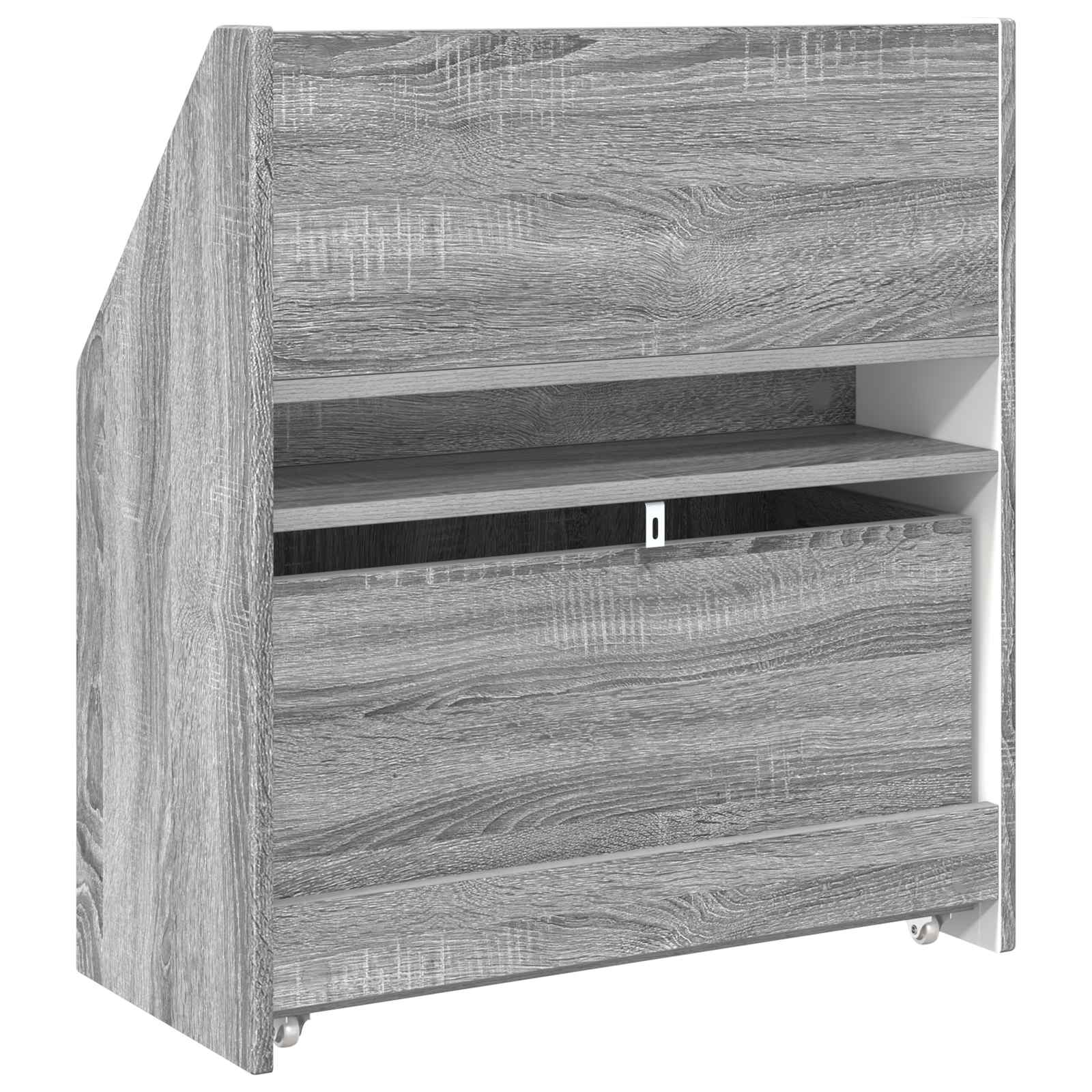 Kinderregal Sonoma-Grau 60 x 29,5 x 69 cm Holzwerkstoff