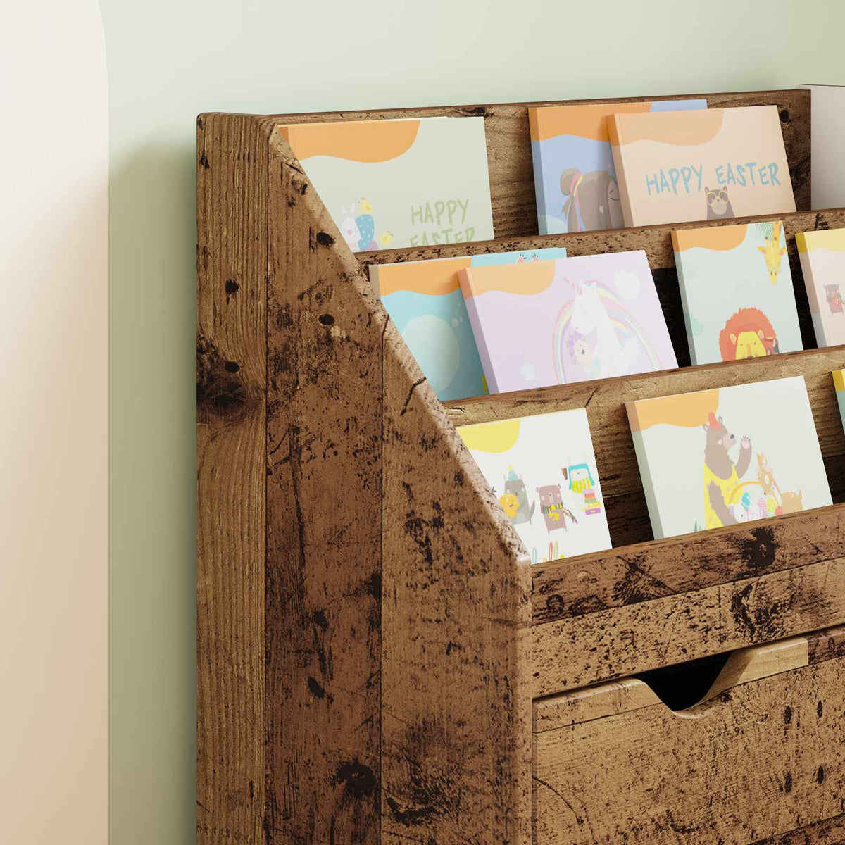Kinderregal Altholz 60 x 29,5 x 69 cm Holzwerkstoff