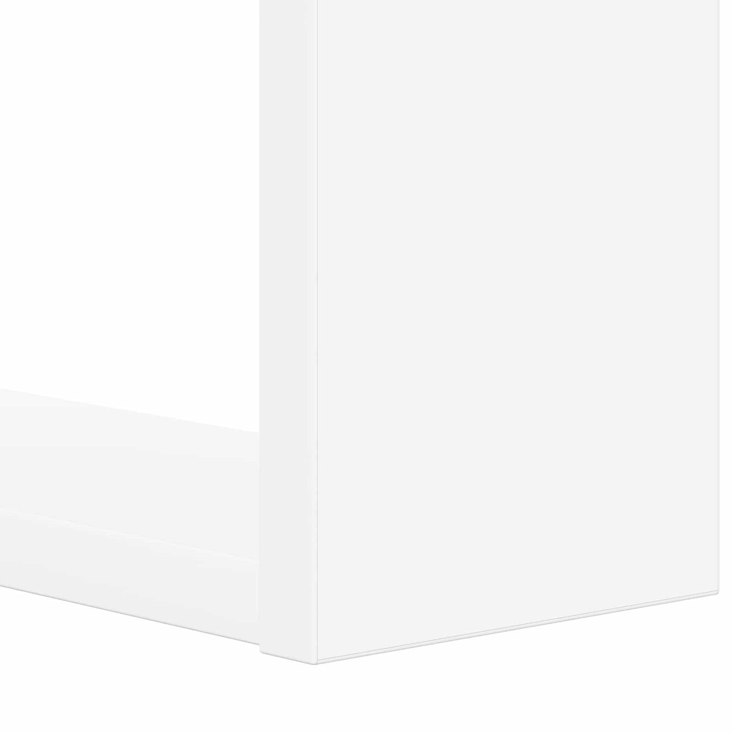 Bücherregal 2 Ebenen 52 x 25 x 71,5 cm Holzwerkstoff Weiß