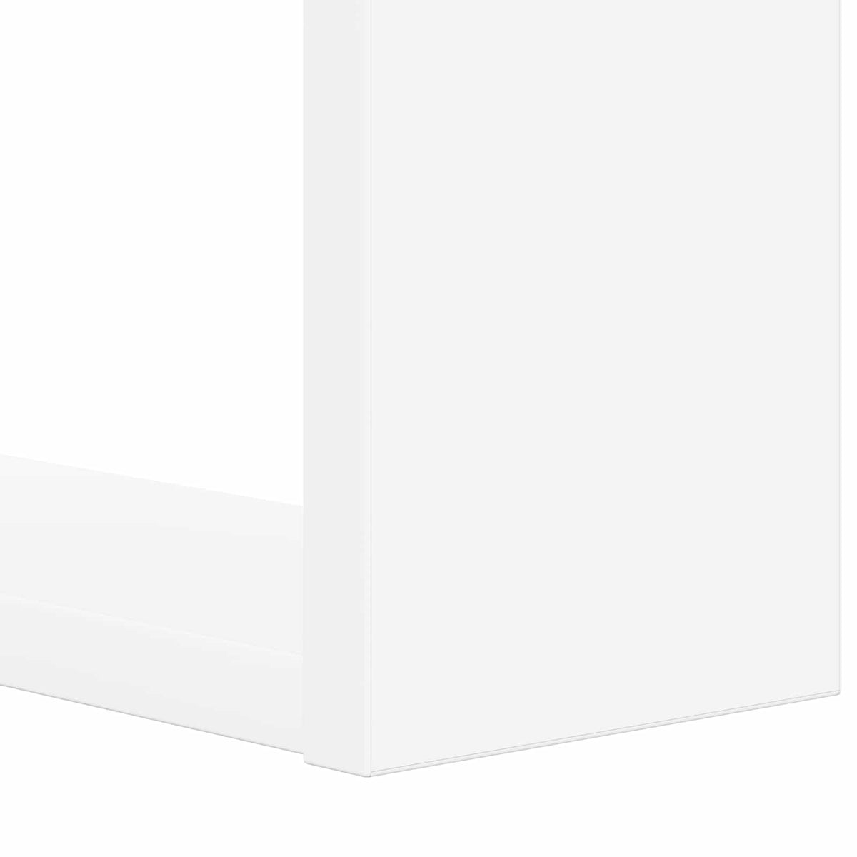 Bücherregal 2 Ebenen 52 x 25 x 71,5 cm Holzwerkstoff Weiß