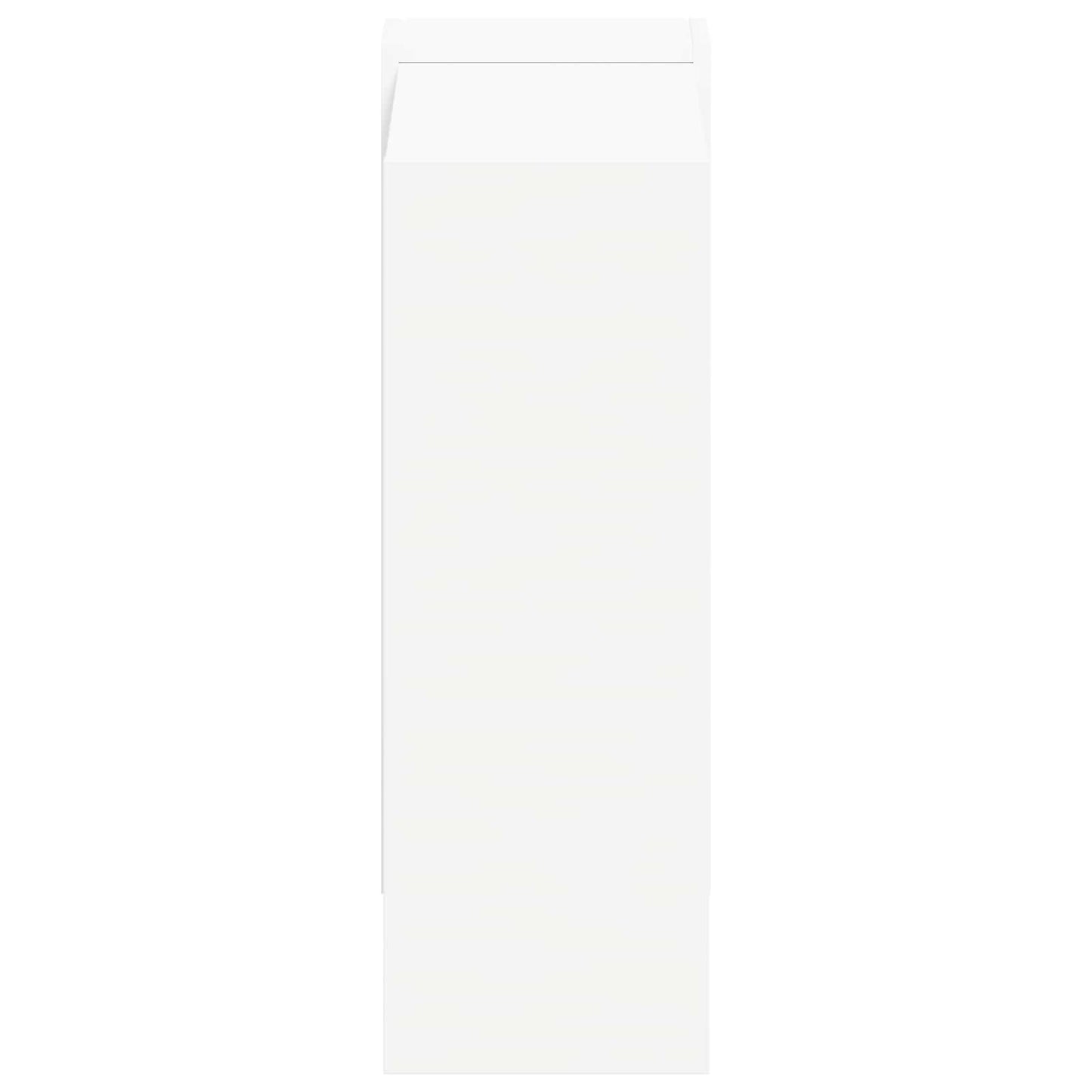Bücherregal 2 Ebenen 52 x 25 x 71,5 cm Holzwerkstoff Weiß