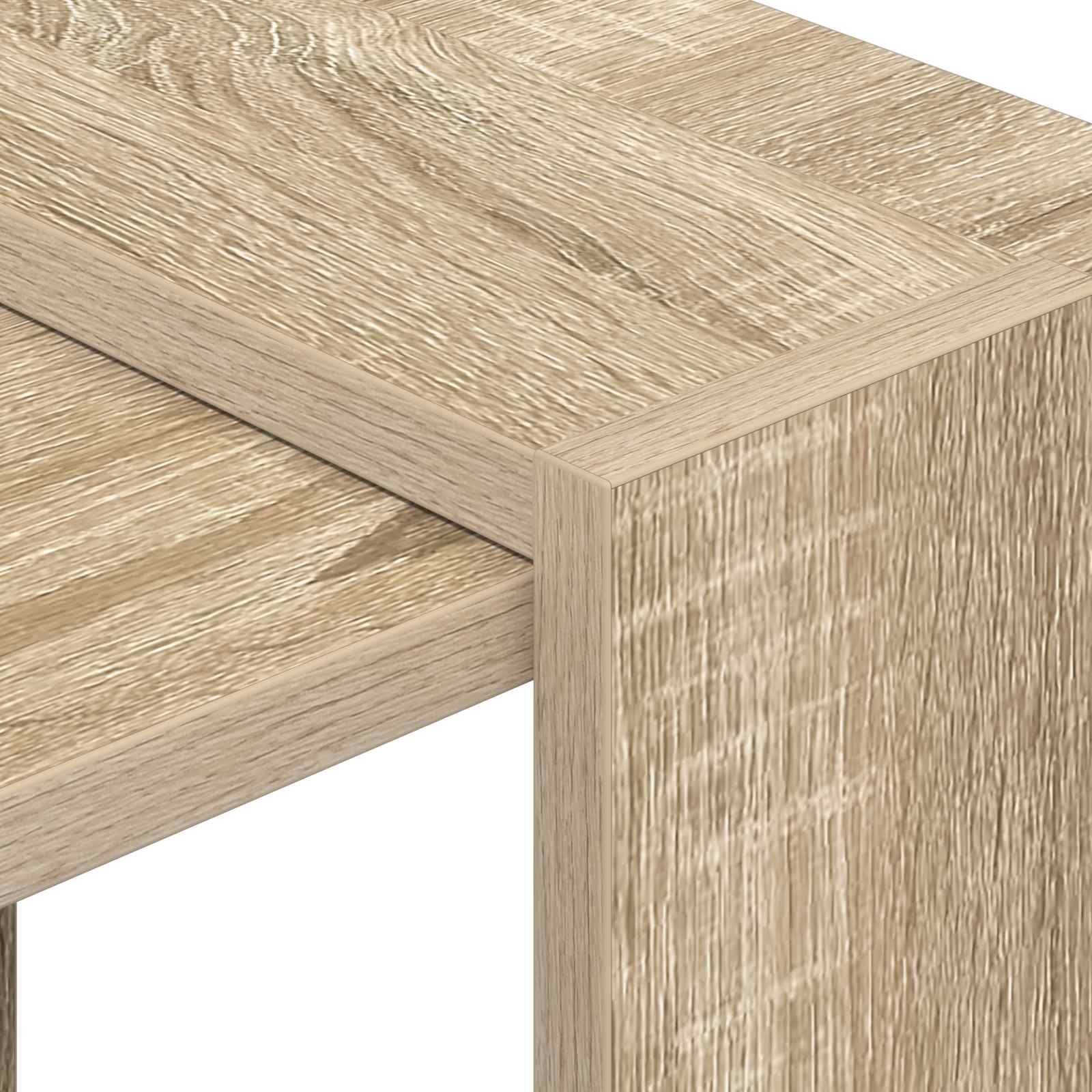 Bücherregal 2 Ebenen 52 x 25 x 71,5 cm Holzwerkstoff