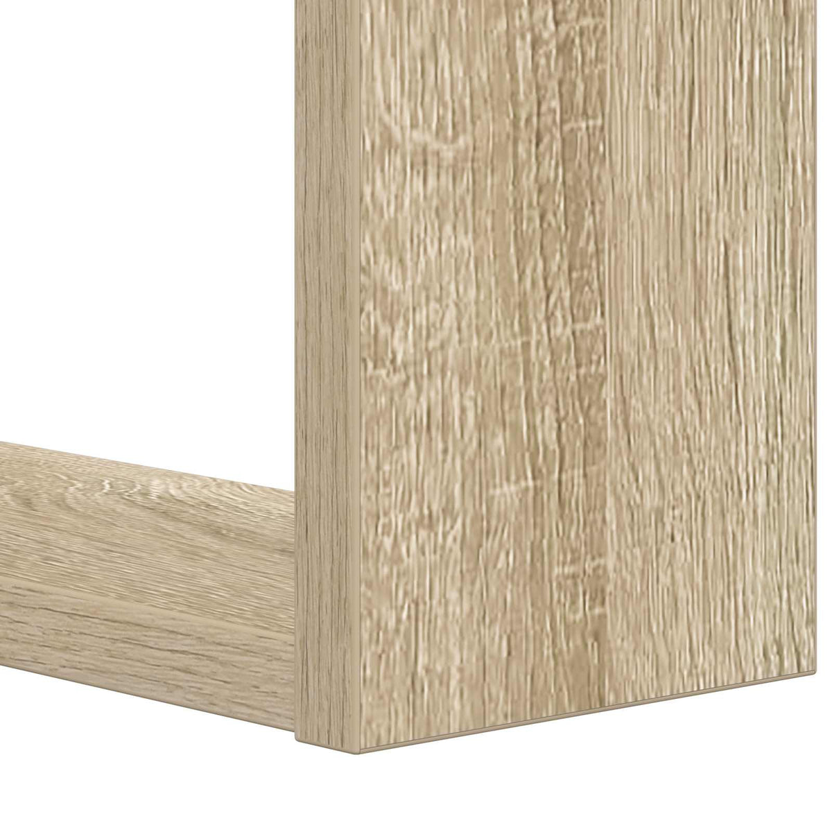 Bücherregal 2 Ebenen 52 x 25 x 71,5 cm Holzwerkstoff