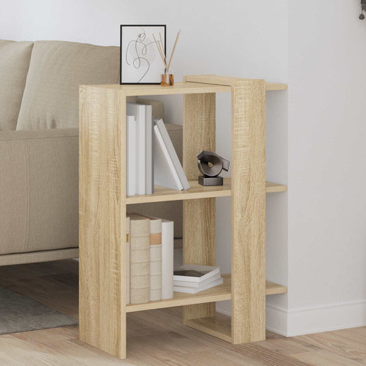 Bücherregal 2 Ebenen 52 x 25 x 71,5 cm Holzwerkstoff